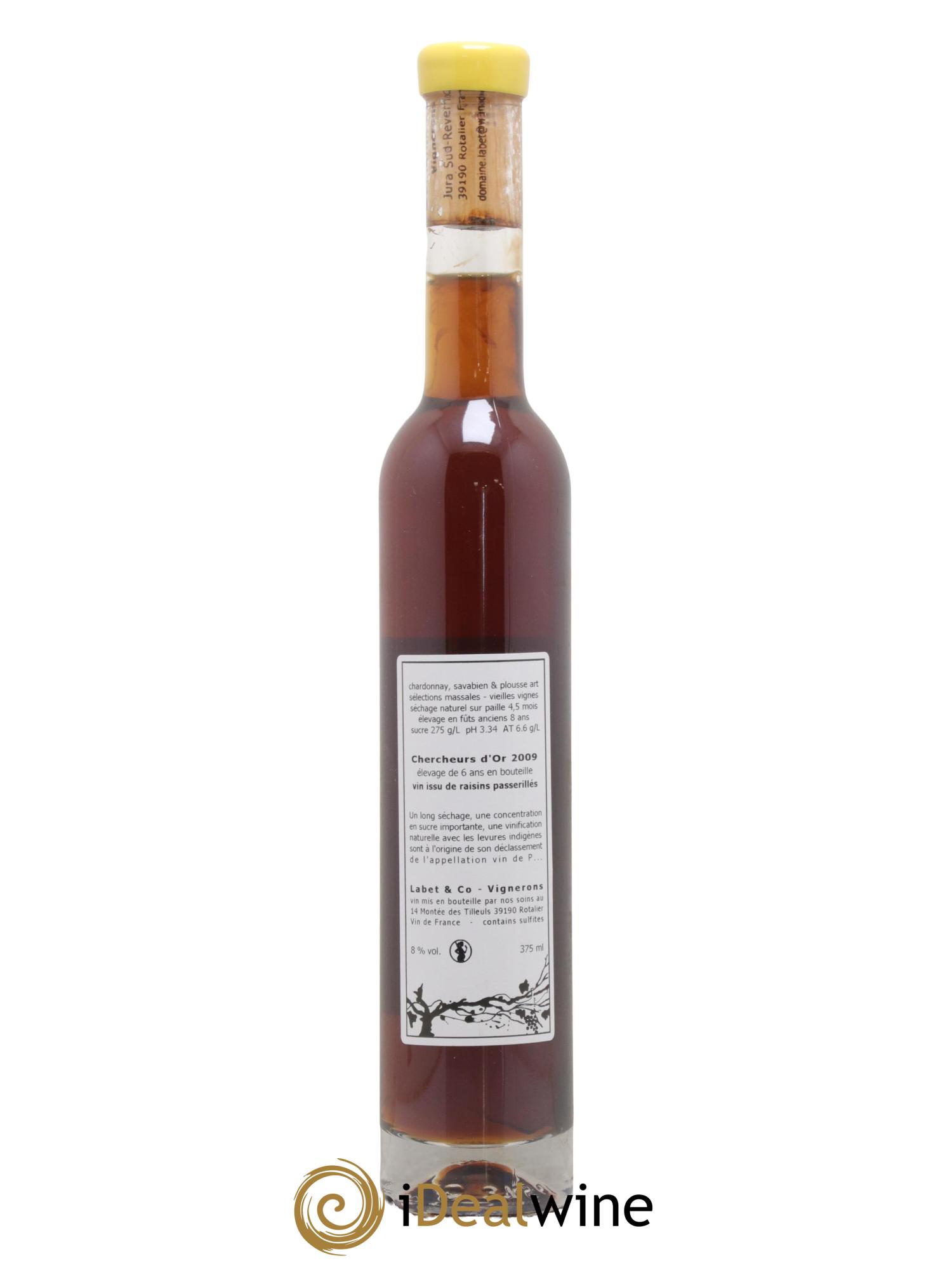 Côtes du Jura Vin de Paille Chercheurs d'Or Labet 2009 - Lot of 1 half-bottle - 1