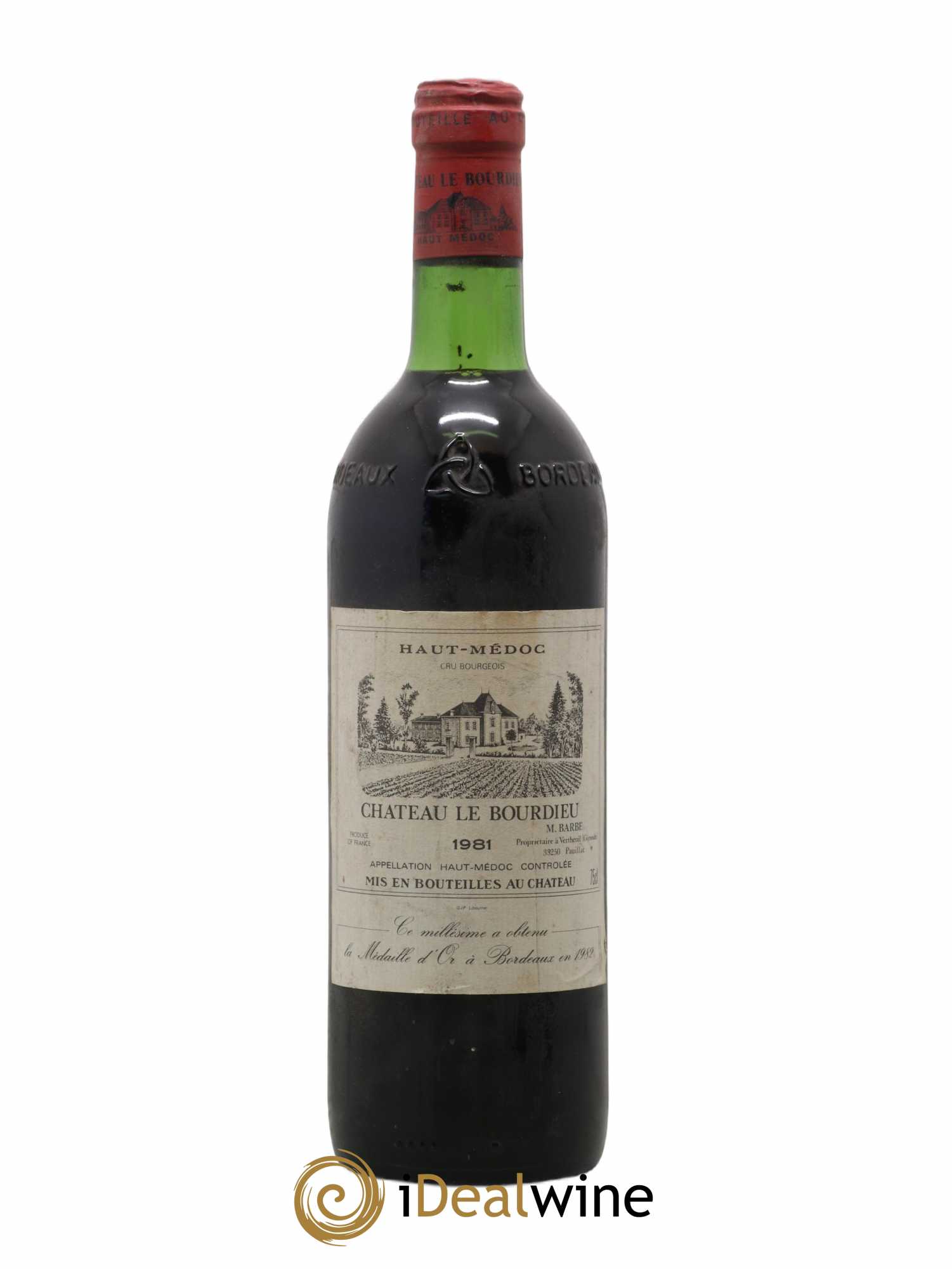 Château le Bourdieu Cru Bourgeois 1981 - Lot de 1 bouteille - 0