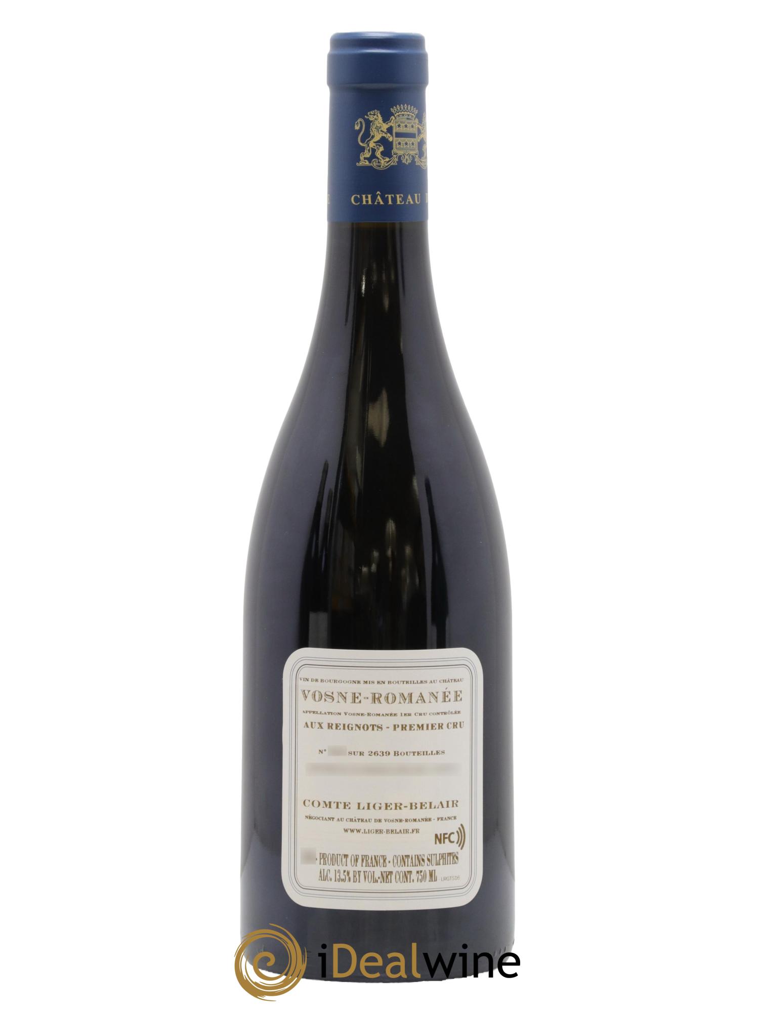 Vosne-Romanée 1er Cru Aux Reignots Ch. de Vosne-Romanée Comte Liger-Belair (Domaine du) 2016 - Lot of 1 bottle - 1