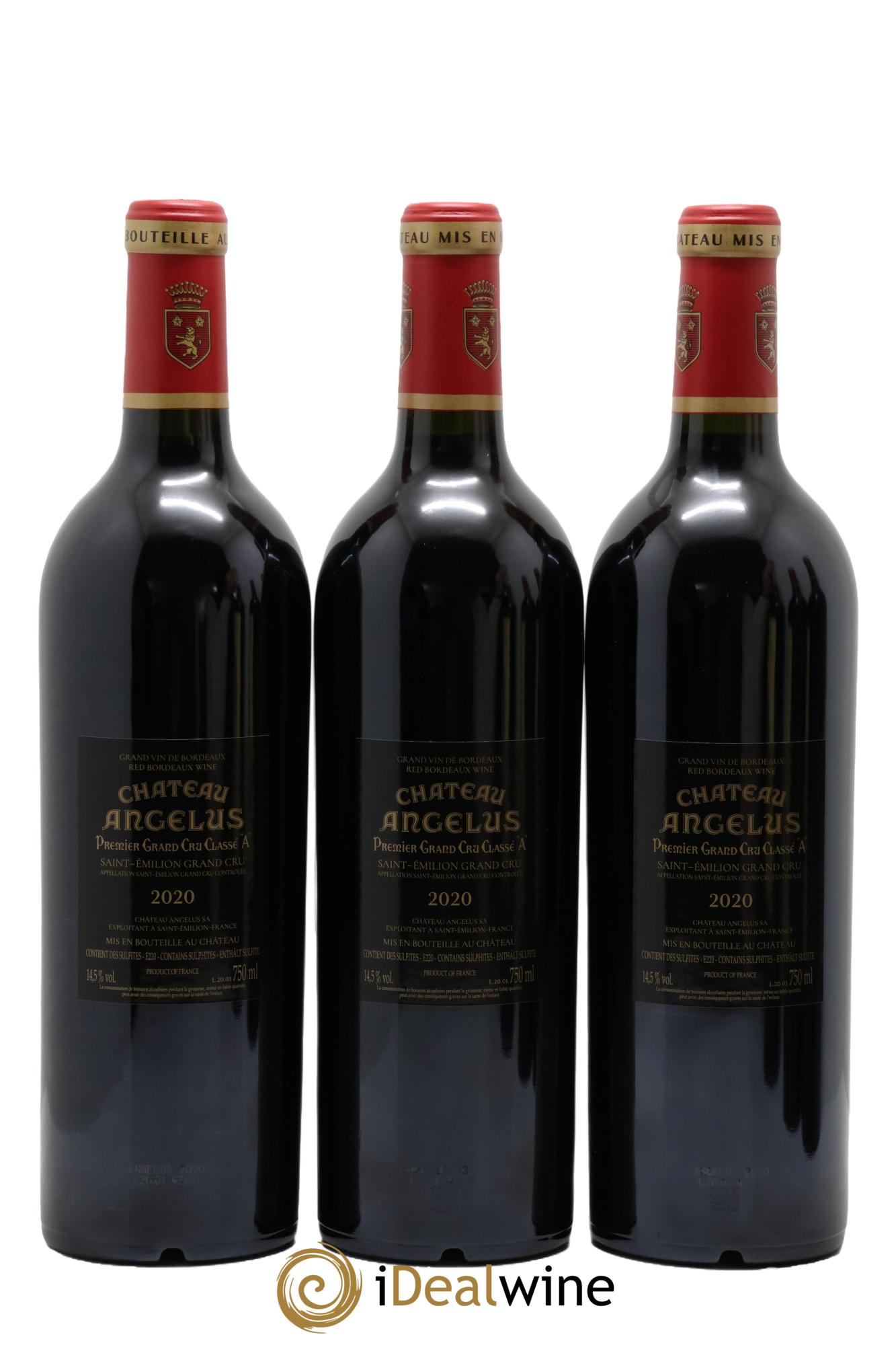 Château Angélus 1er Grand Cru Classé A 2020 - Lot de 6 bouteilles - 2