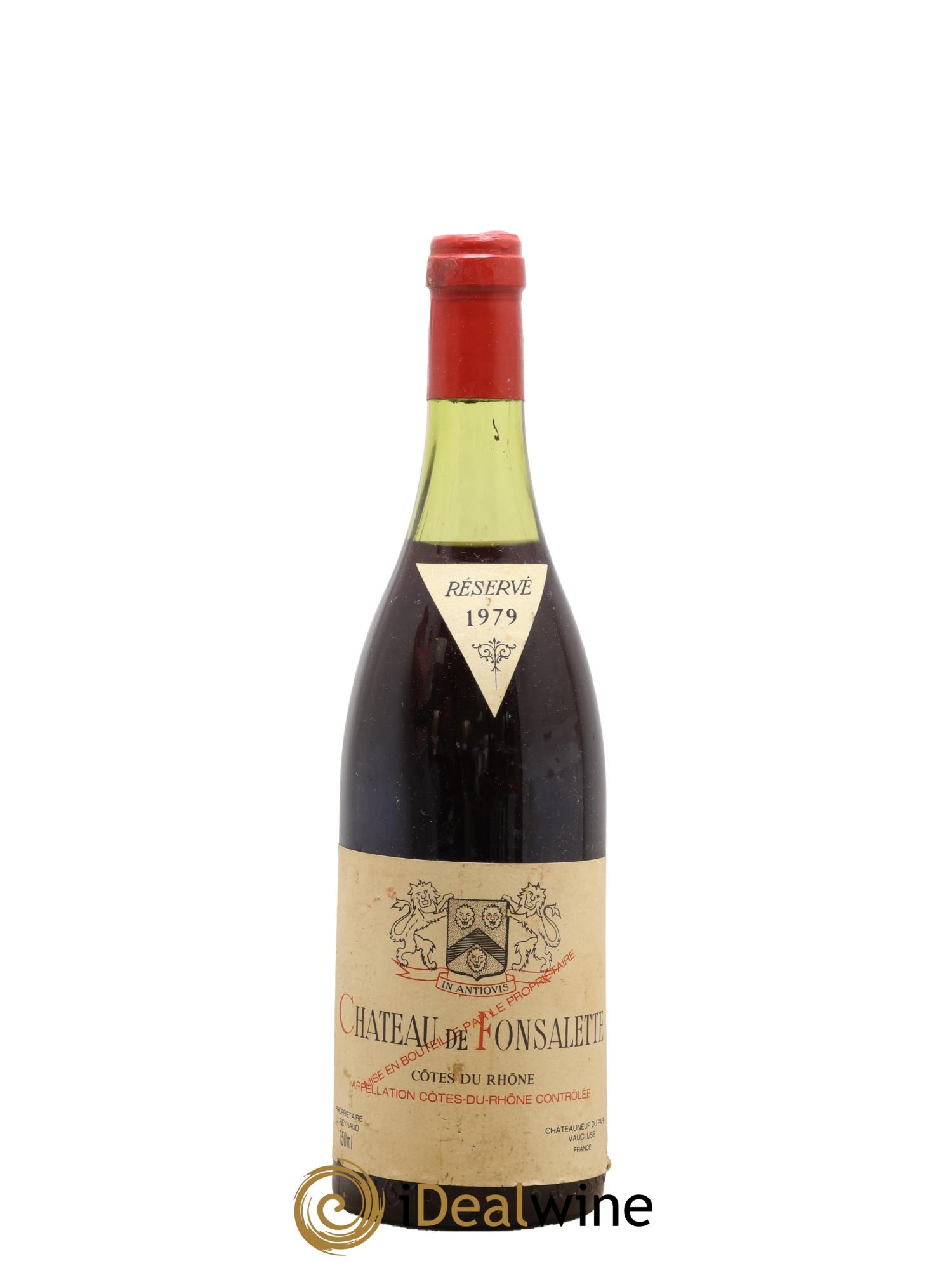 Côtes-du-Rhône Château de Fonsalette Emmanuel Reynaud 1979 - Posten von 1 Flasche - 0