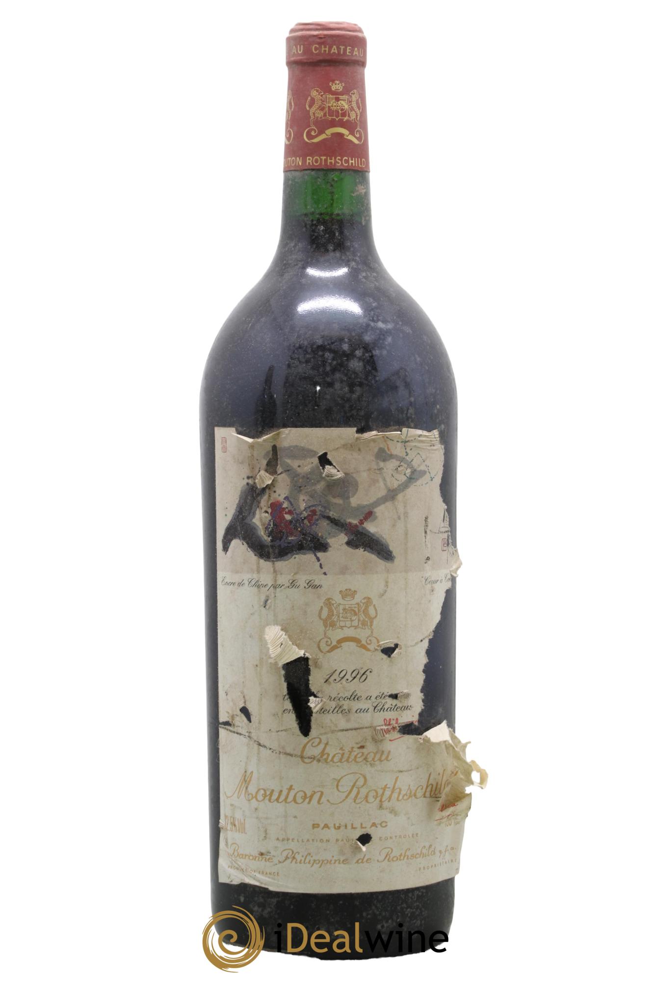 Château Mouton Rothschild 1er Grand Cru Classé 1996 - Lot de 1 magnum - 0