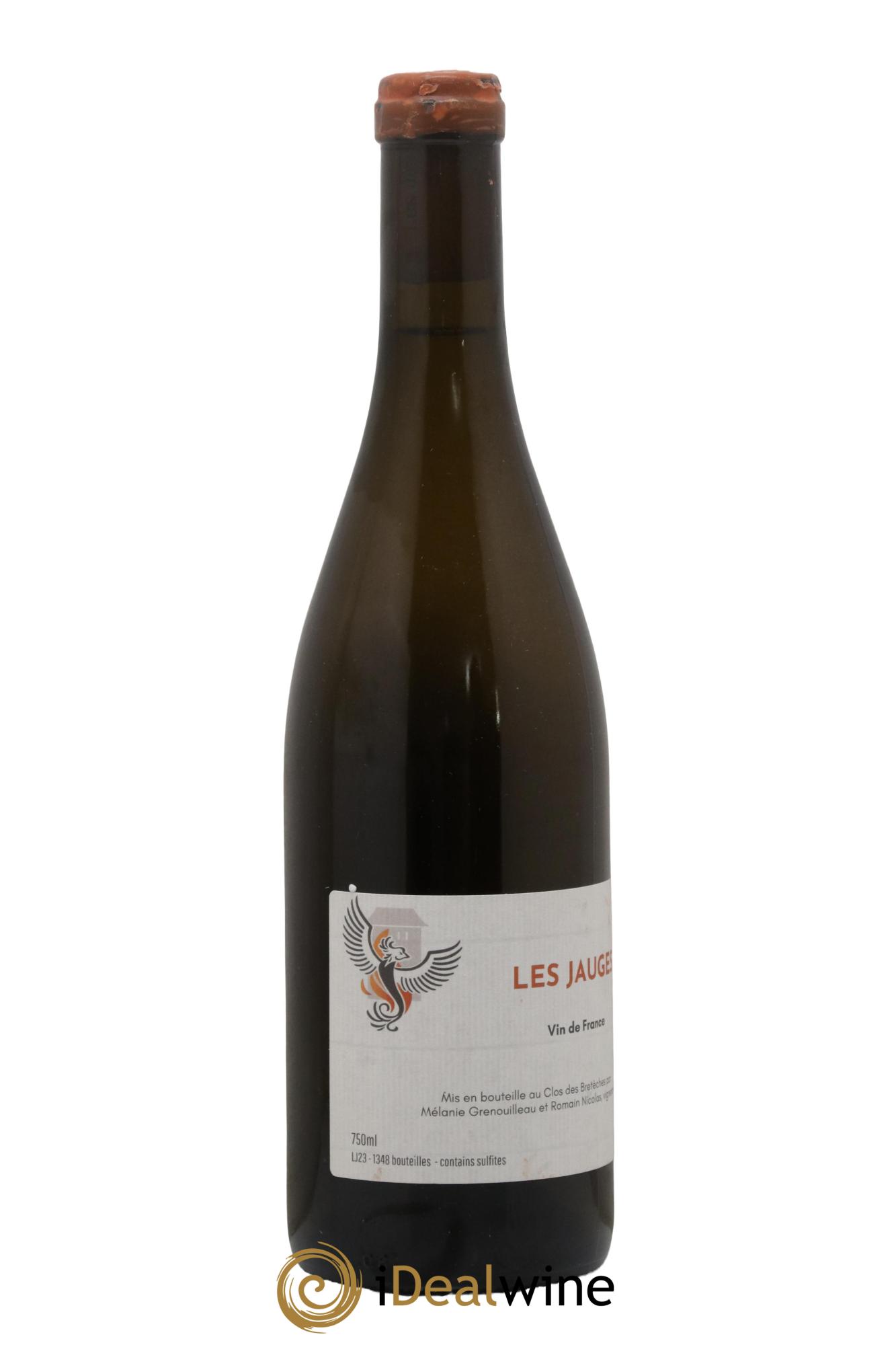 Vin de France Les Jauges Clos des Bretèches 2023 - Lot de 1 bouteille - 1