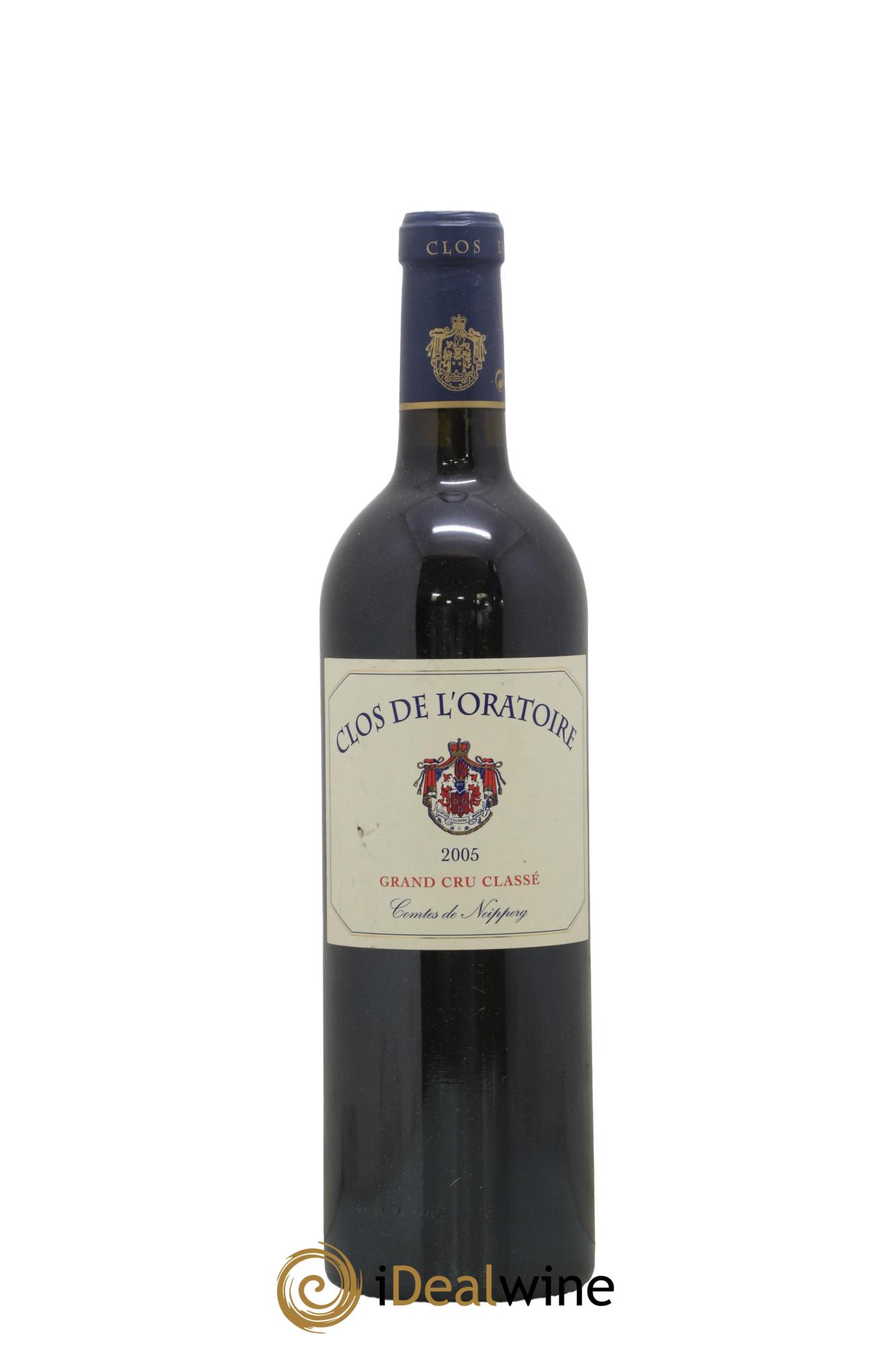 Clos de l'Oratoire Grand Cru Classé 2005 - Lot de 1 bouteille - 0