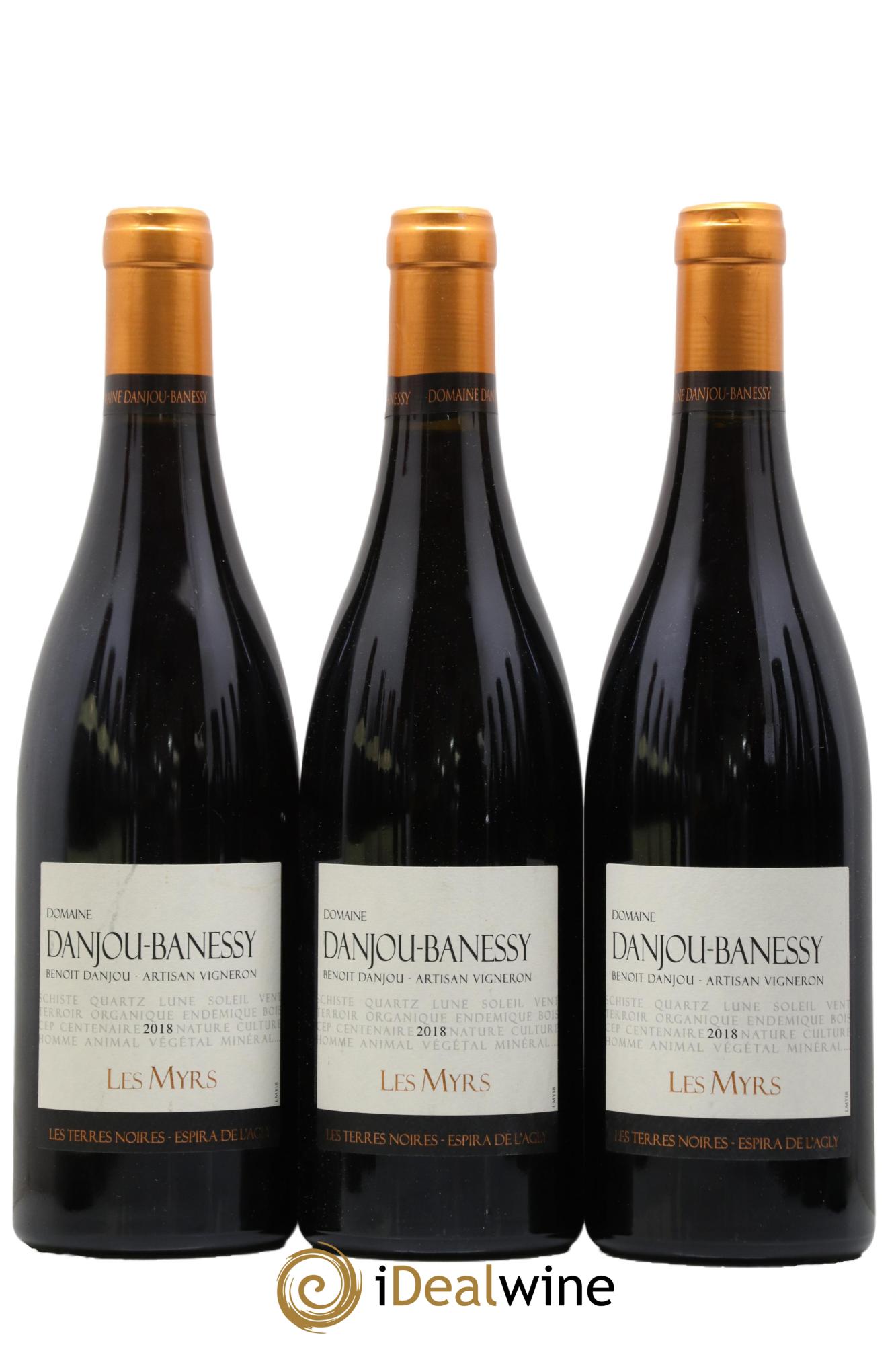 Côtes Catalanes (VDP des Côtes Catalanes) Les Myrs Danjou Banessy (Domaine) 2018 - Lot de 3 bouteilles - 0