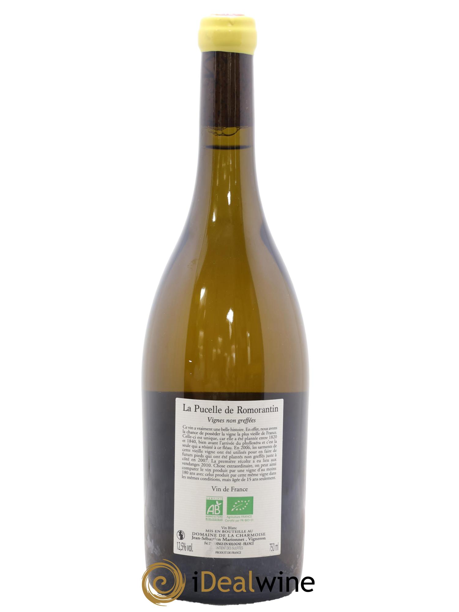 Vin de France La Pucelle de Romorantin Domaine de la Charmoise Henry Marionnet 2022 - Lot de 1 bouteille - 1
