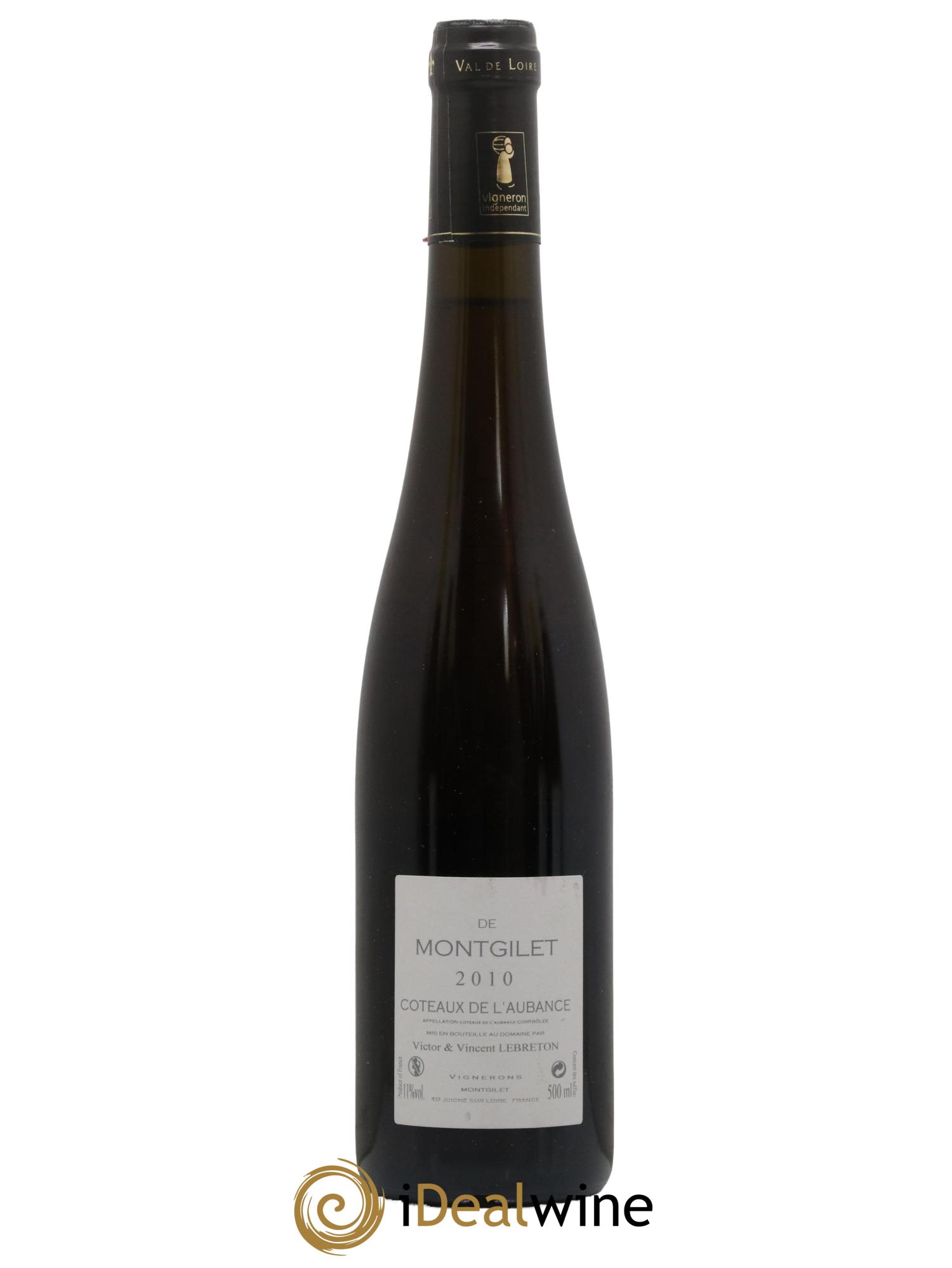 Coteaux de l'Aubance Montgilet (Domaine de) 2010 - Lot de 1 format 50cl - 1