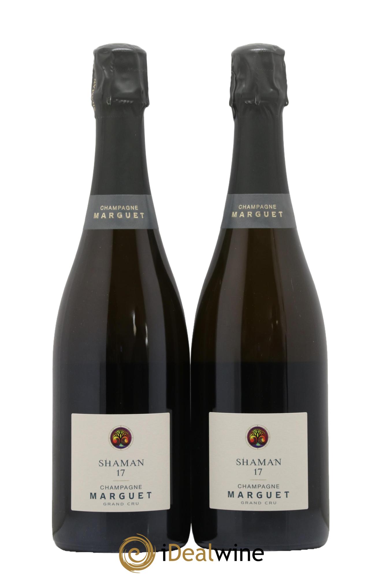 Champagne Shaman 17 Grand Cru Brut Nature Marguet - Lot de 2 bouteilles - 0