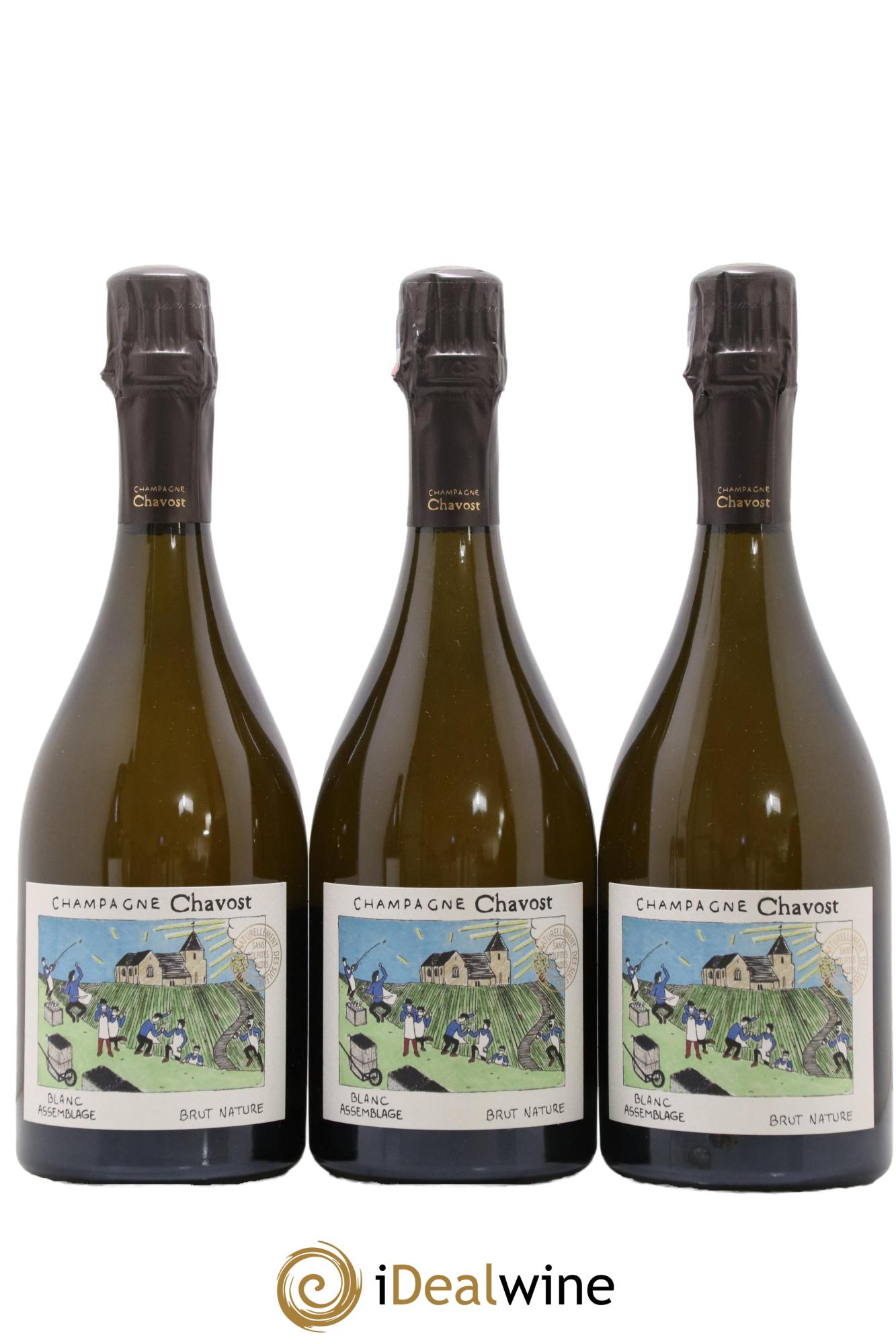Brut Nature Chavost - Lot de 3 bouteilles - 0