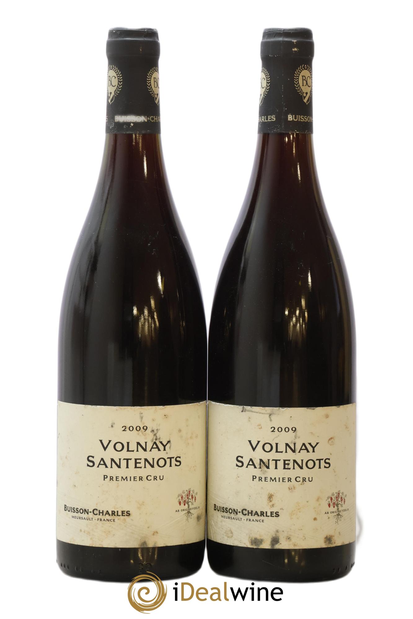Volnay 1er Cru Santenots Buisson-Charles (Domaine) 2009 - Lot of 2 bottles - 0