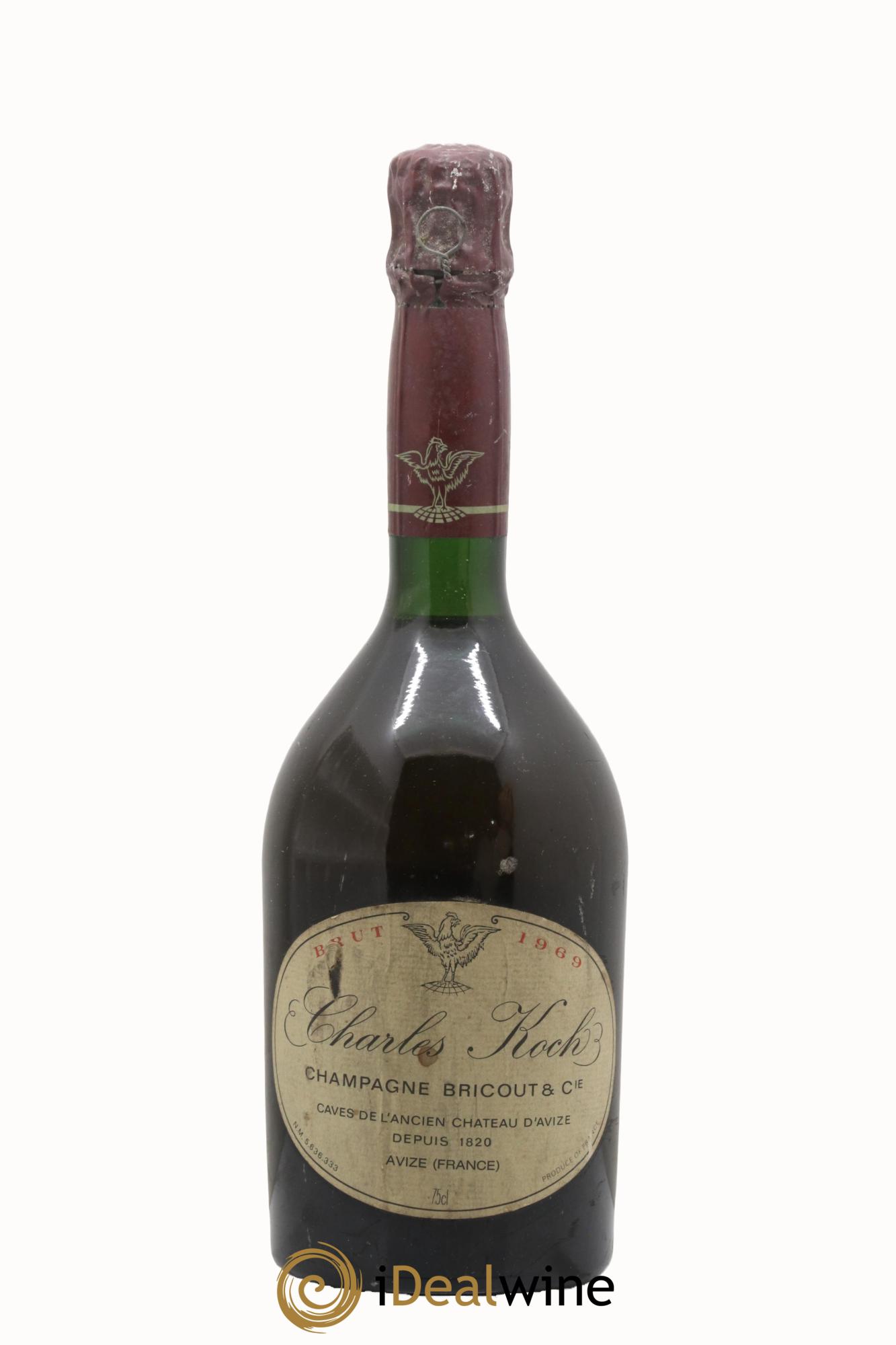 Champagne Charles Koch Bricout 1969 - Lotto di 1 bottiglia - 0