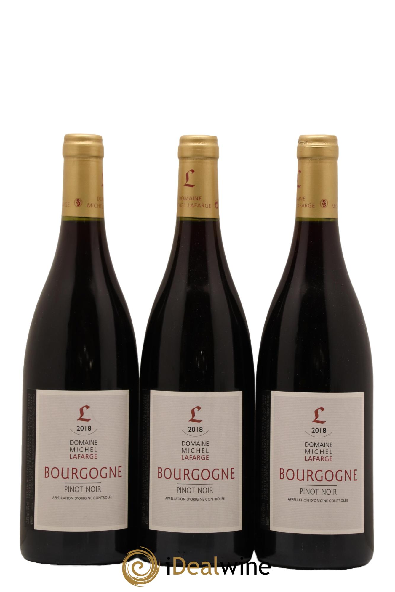 Bourgogne Lafarge (Domaine) 2018 - Lot de 3 bouteilles - 0