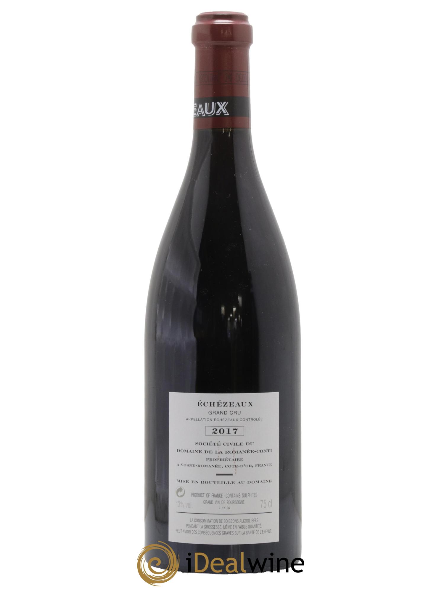 Echezeaux Grand Cru Domaine de la Romanée-Conti 2017 - Lotto di 1 bottiglia - 1