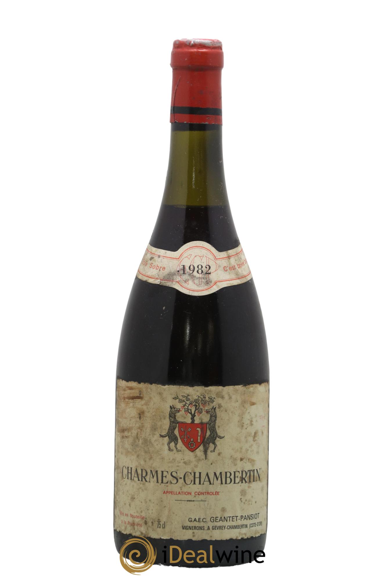 Charmes-Chambertin Grand Cru Geantet-Pansiot 1982 - Lot of 1 bottle - 0
