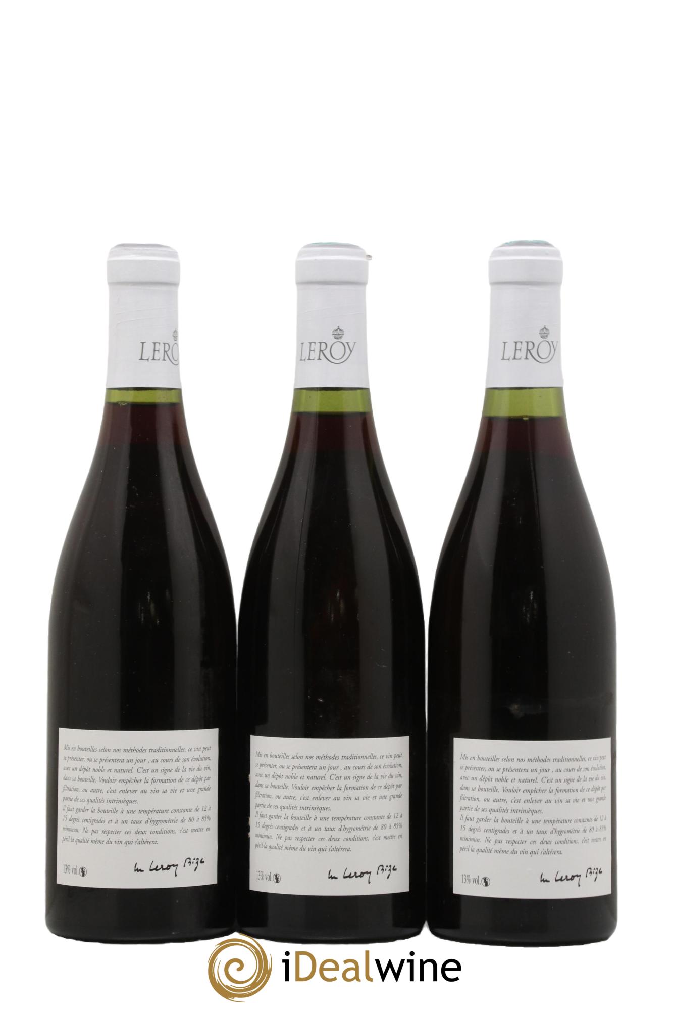 Nuits-Saint-Georges Leroy SA 1983 - Lot of 3 bottles - 1