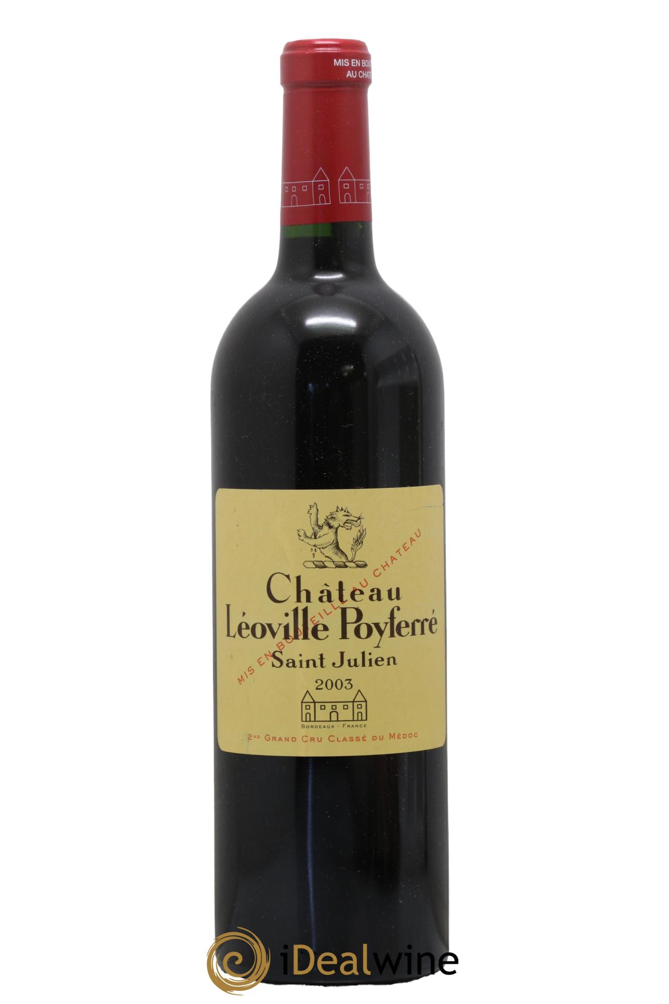 Château Léoville Poyferré 2ème Grand Cru Classé 2003 - Lot of 1 bottle - 0