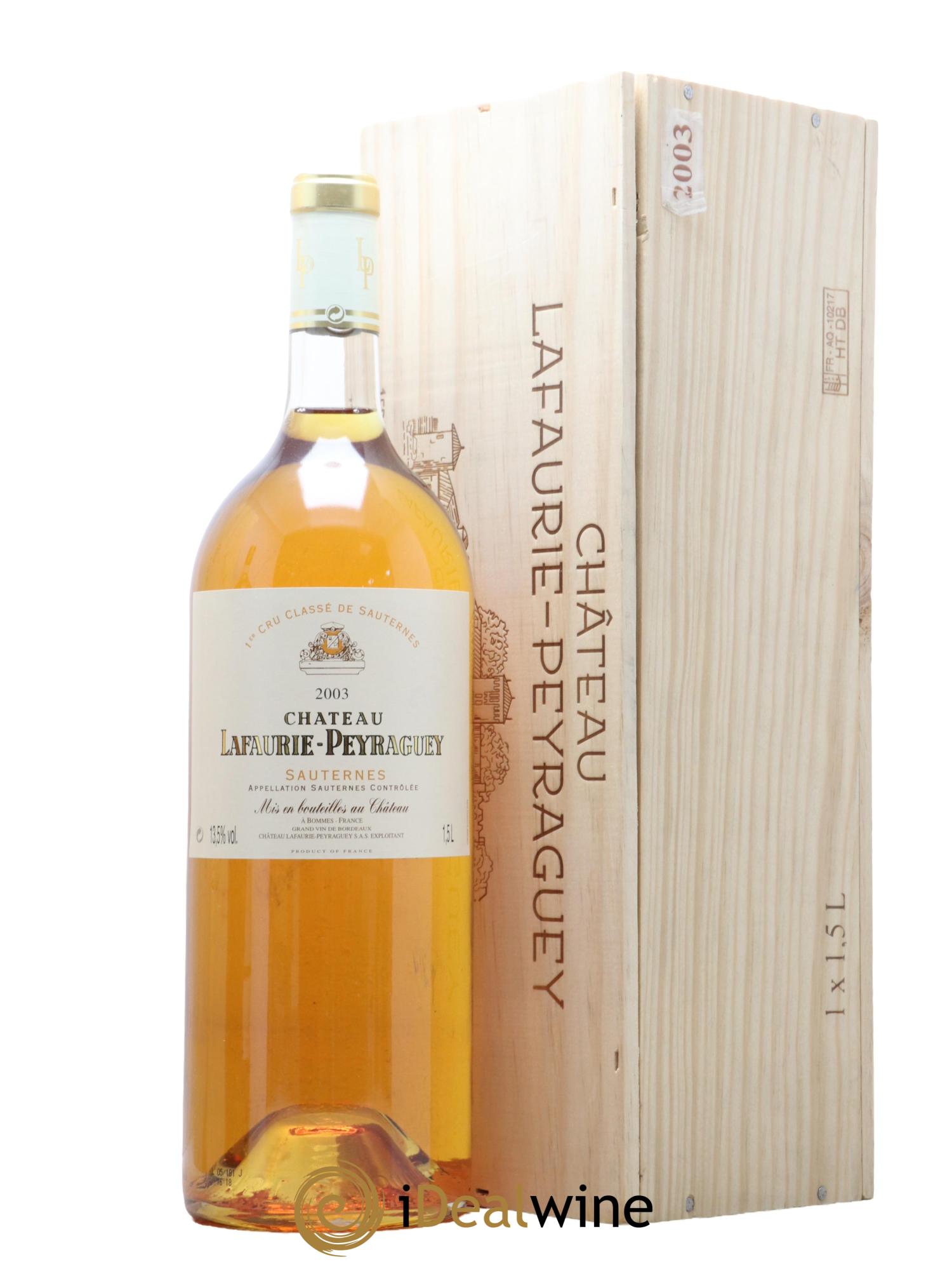 Château Lafaurie-Peyraguey 1er Grand Cru Classé 2003 - Lotto di 1 magnum - 0