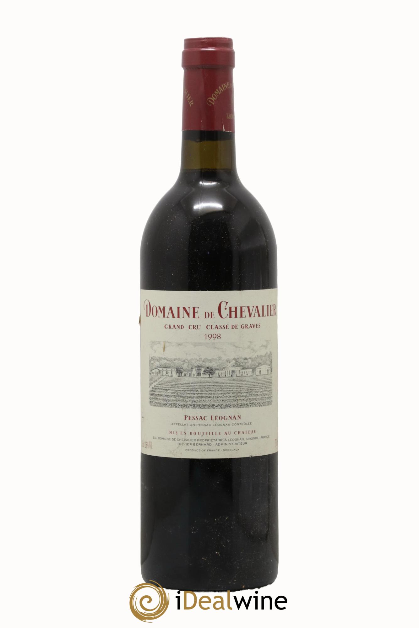 Domaine de Chevalier Cru Classé de Graves 1998 - Lotto di 1 bottiglia - 0
