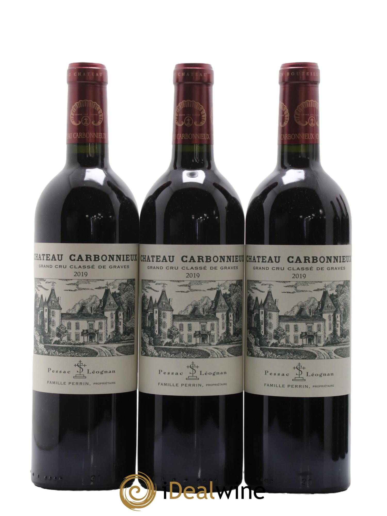 Château Carbonnieux Cru Classé de Graves 2019 - Lot de 6 bouteilles - 1