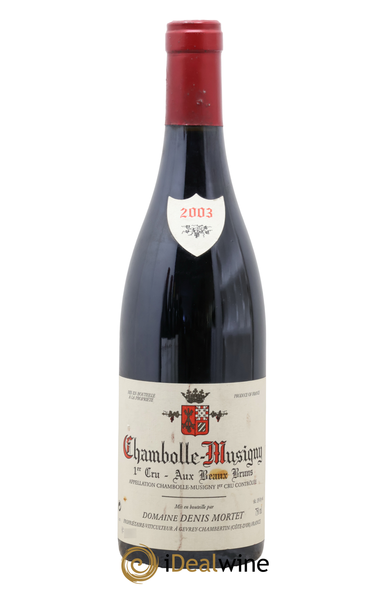 Chambolle-Musigny 1er Cru Aux Beaux Bruns Denis Mortet (Domaine) 2003 - Lot de 1 bouteille - 0