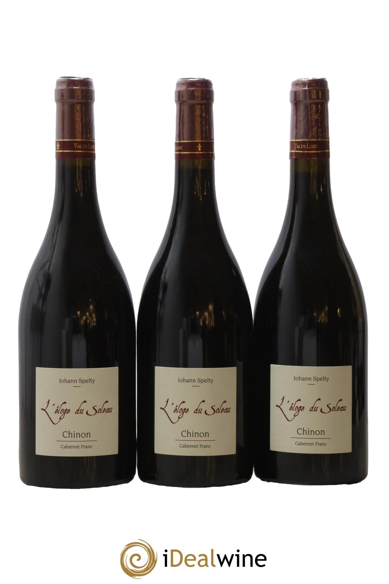 Chinon Éloge du Soleau Domaine Spelty - Posten von 3 Flaschen - 0