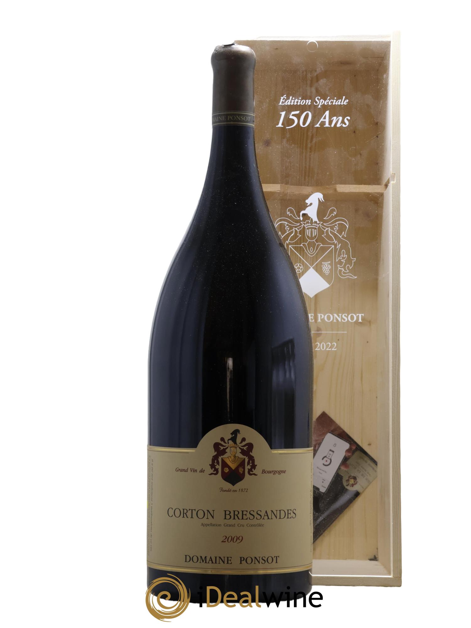 Corton Grand Cru Bressandes Ponsot (Domaine) 2009 - Lot de 1 mathusalem - 0
