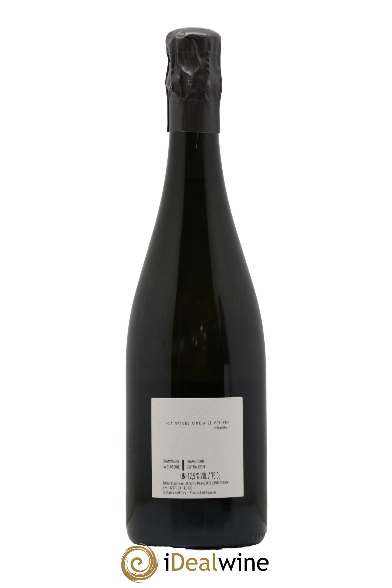 Champagne Extra Brut Grand Cru Jérôme Prevost - Lot de 1 bouteille - 1