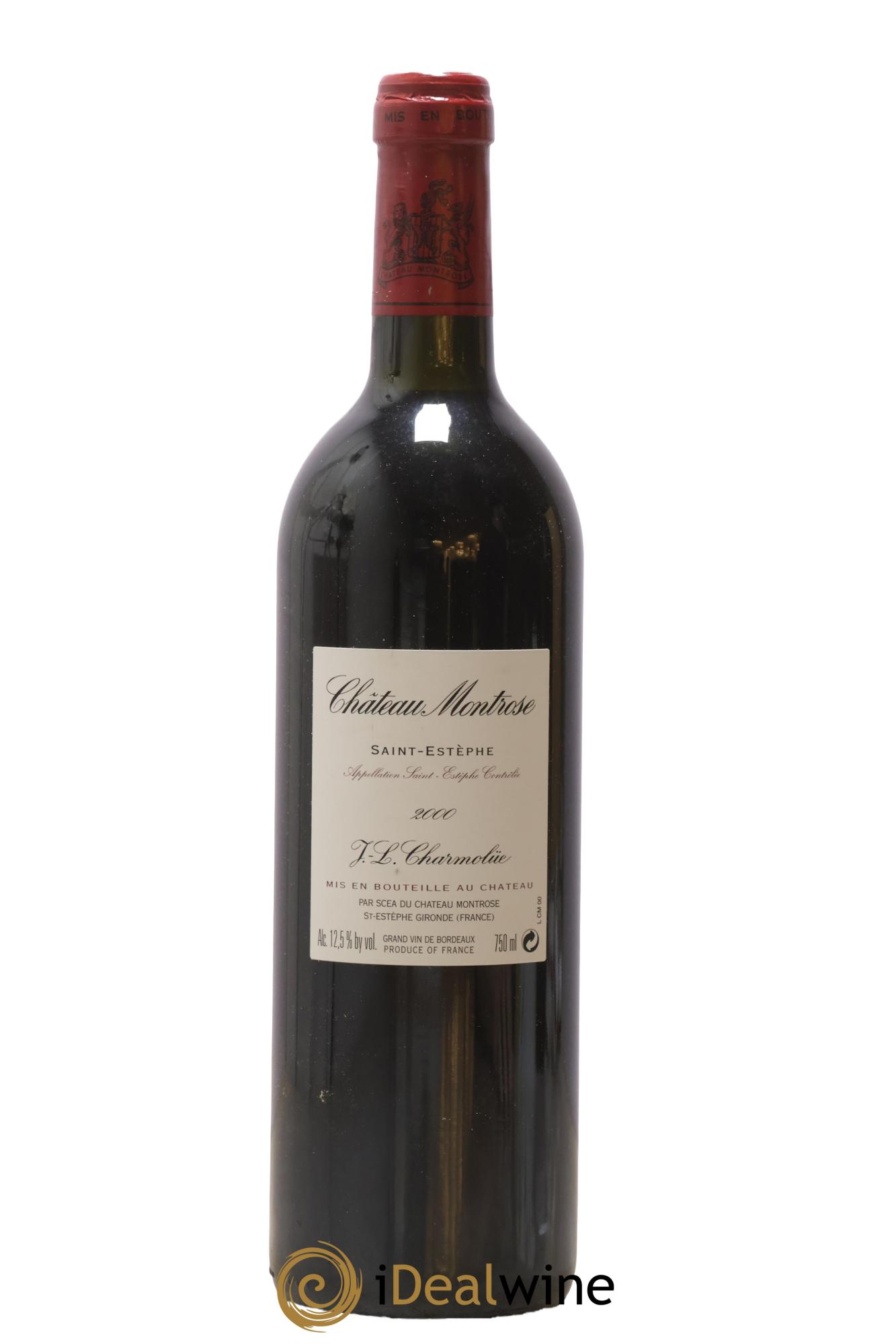 Château Montrose 2ème Grand Cru Classé 2000 - Lot de 1 bouteille - 1