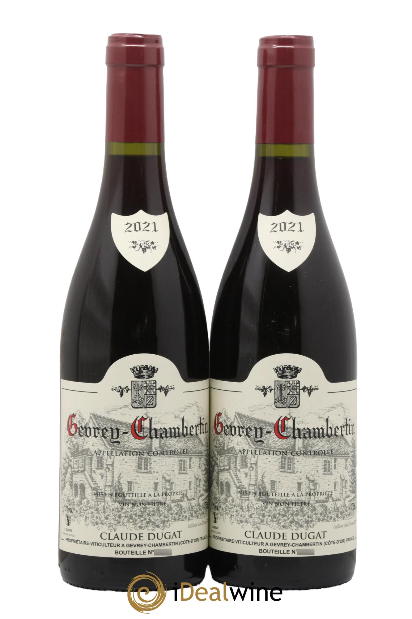Gevrey-Chambertin Claude Dugat 2021 - Lot de 2 bouteilles - 0