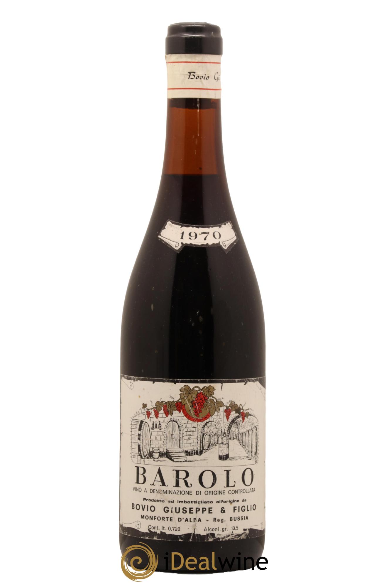 Barolo Bovio Giuseppe et Figlio 1970 - Lot de 1 bouteille - 0