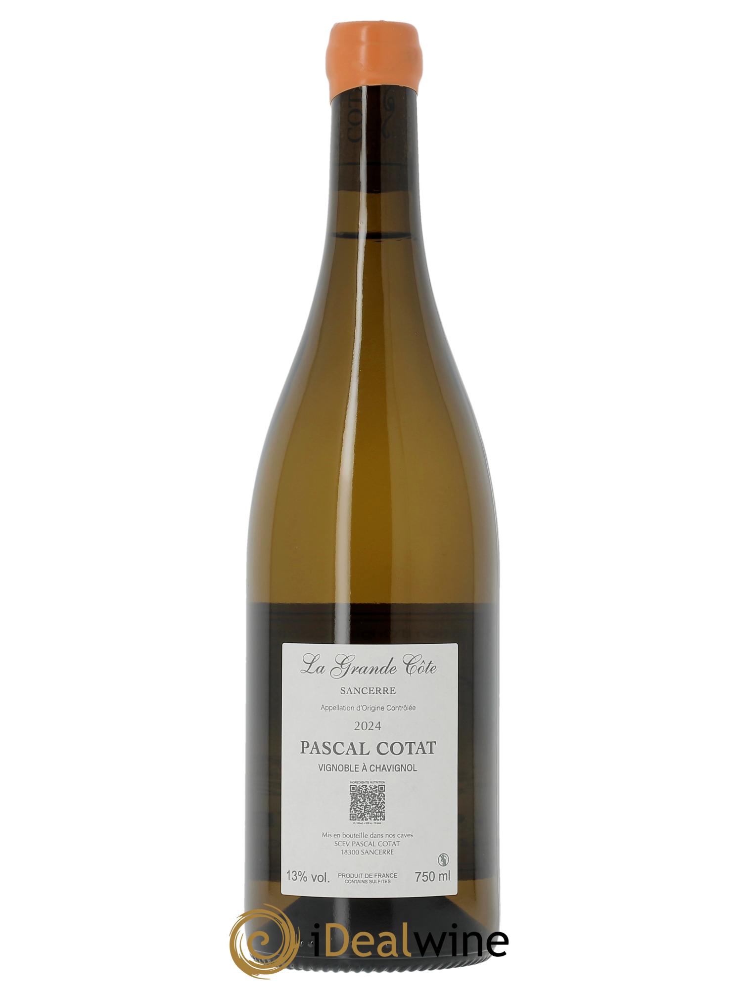 Sancerre La Grande Côte Pascal Cotat  2024 - Lot of 1 bottle - 1