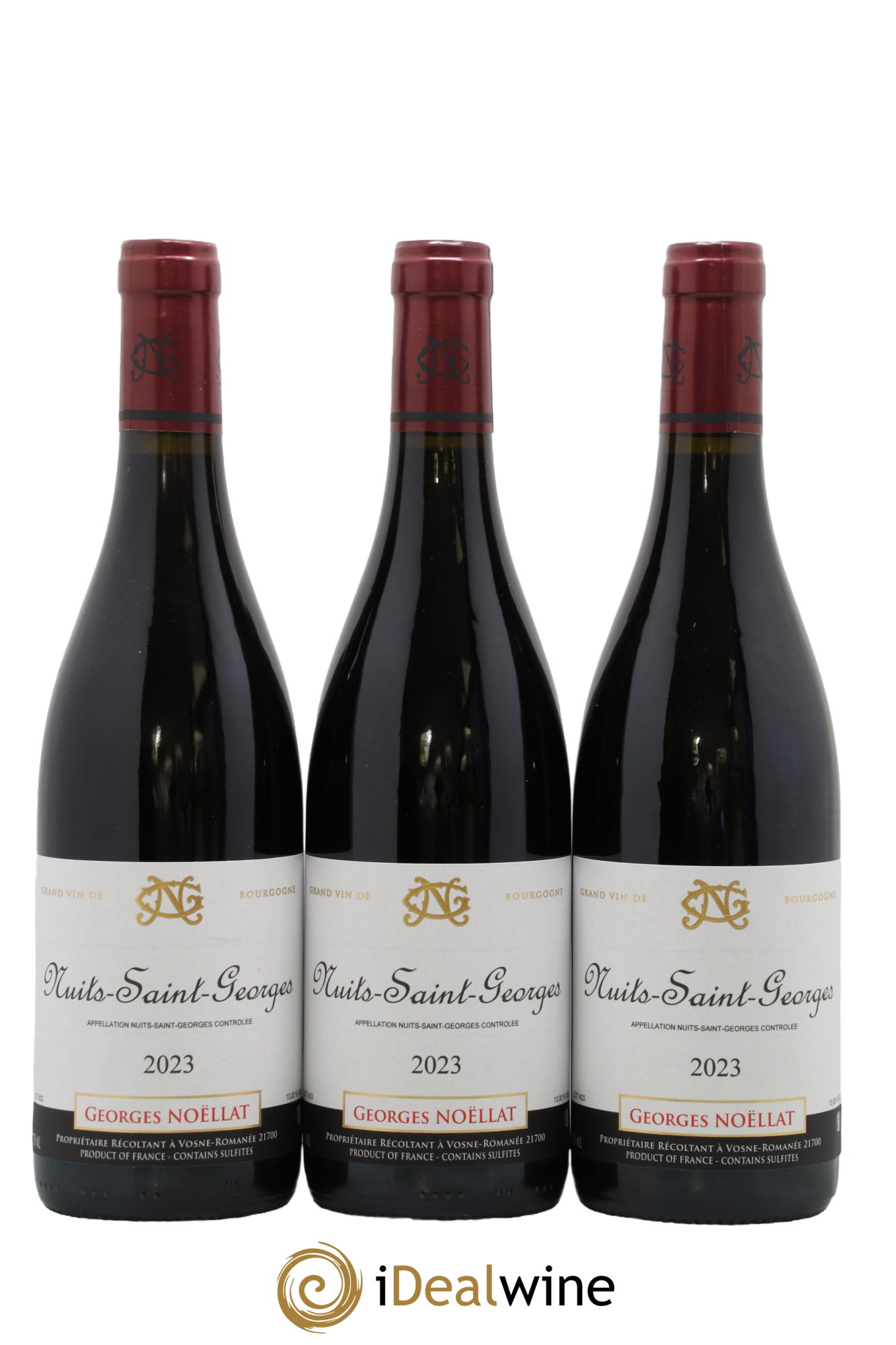 Nuits Saint-Georges Georges Noëllat 2023 - Lot de 3 bouteilles - 0