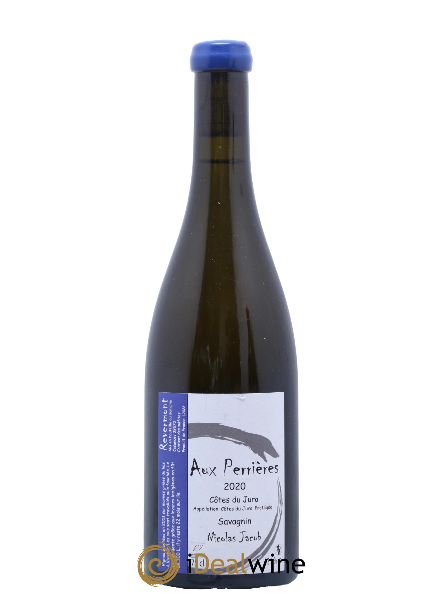 Côtes du Jura Savagnin Aux Perrières Nicolas Jacob 2020 - Lot de 1 bouteille - 0