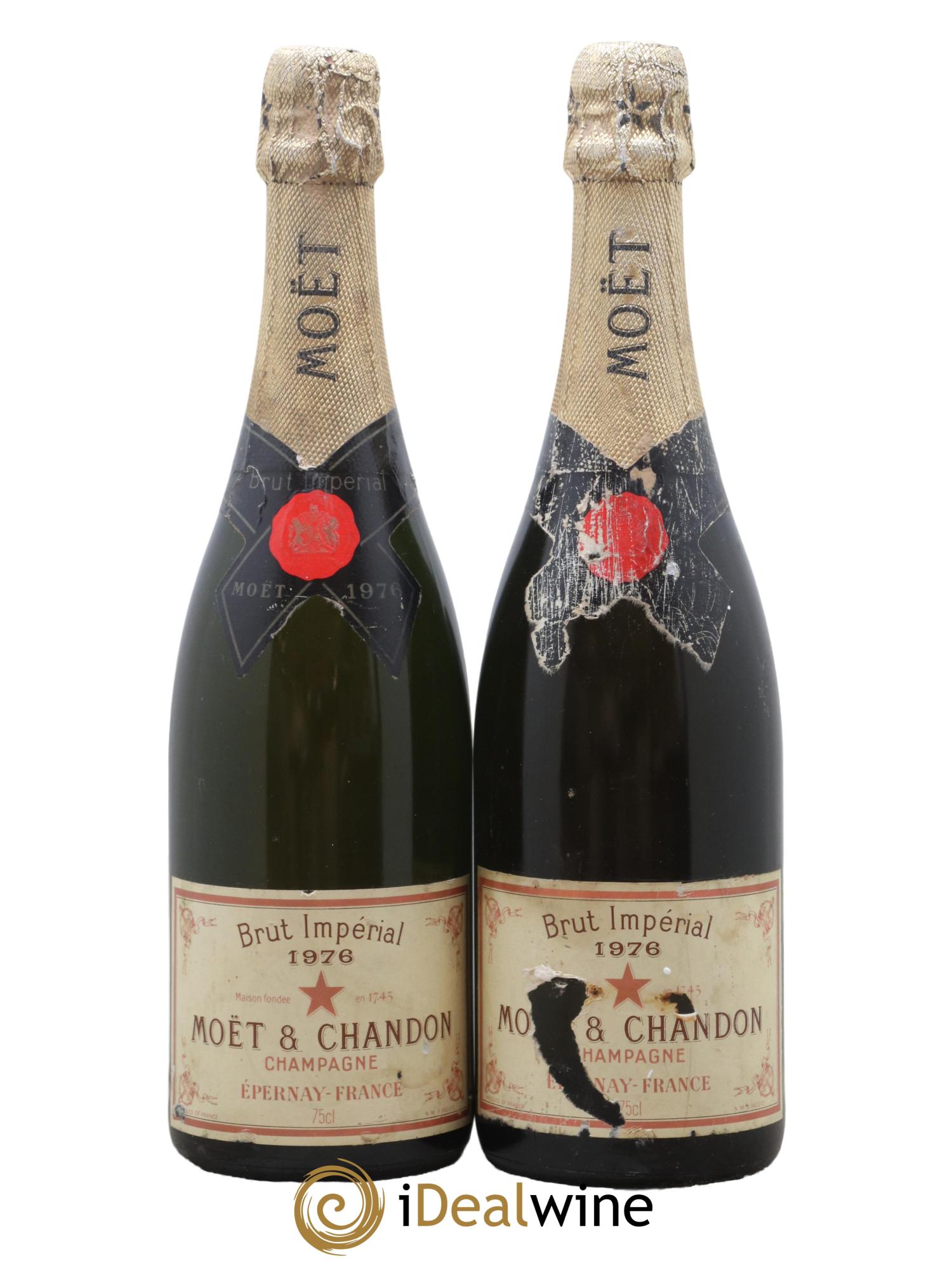 Impérial Brut Moët et Chandon 1976 - Lot de 2 bouteilles - 0