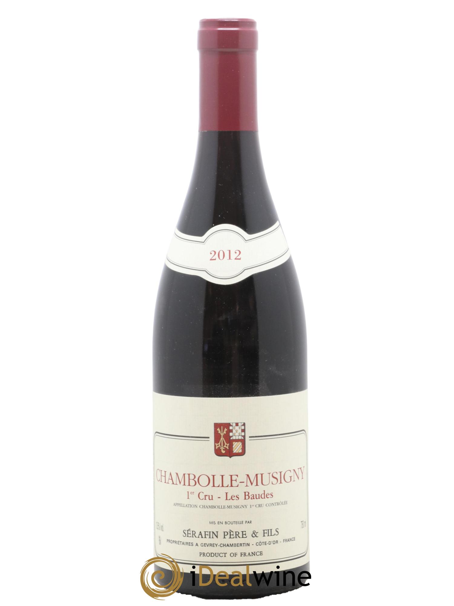 Chambolle-Musigny 1er Cru Les Baudes Christian Sérafin Père et Fils 2012 - Lot de 1 bouteille - 0