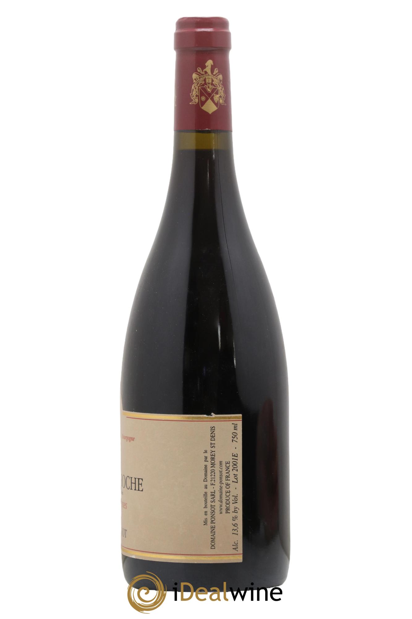 Clos de la Roche Grand Cru Vieilles Vignes Ponsot (Domaine) 2001 - Lot de 1 bouteille - 2