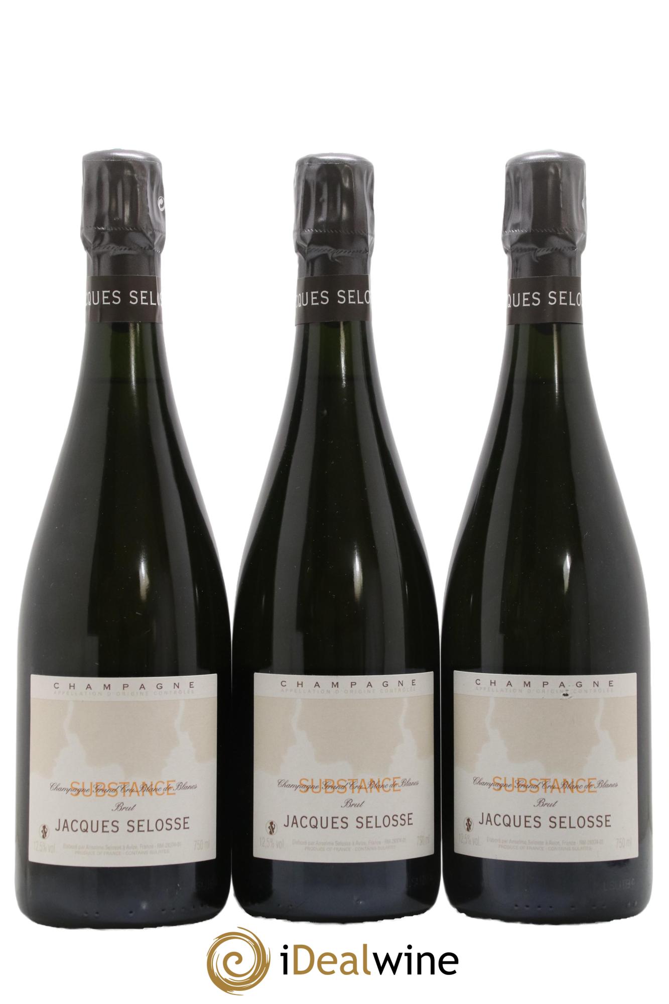 Substance Jacques Selosse - Lot de 3 bouteilles - 0