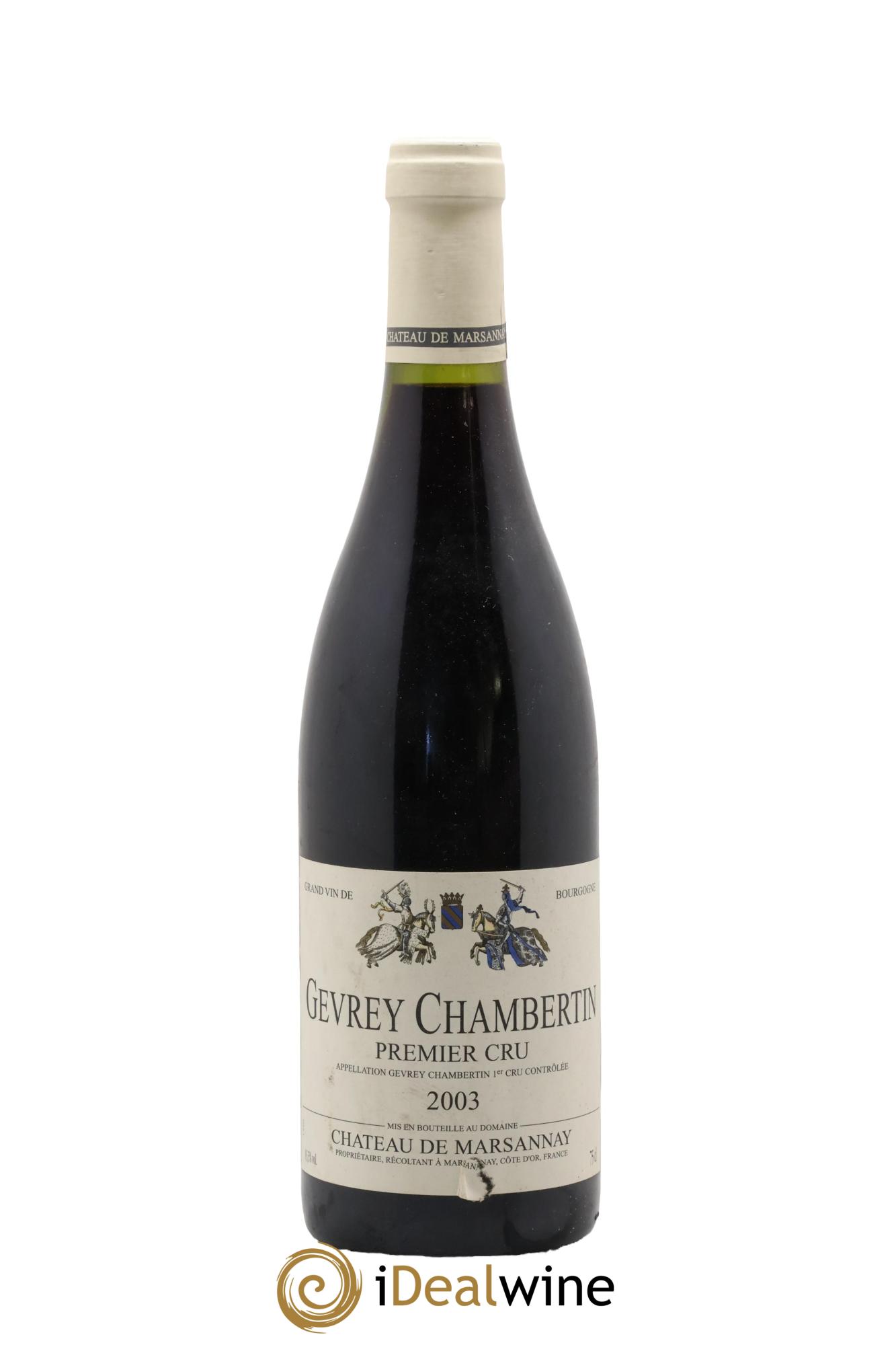 Gevrey-Chambertin 1er Cru Château De Marsannay 2003 - Lotto di 1 bottiglia - 0