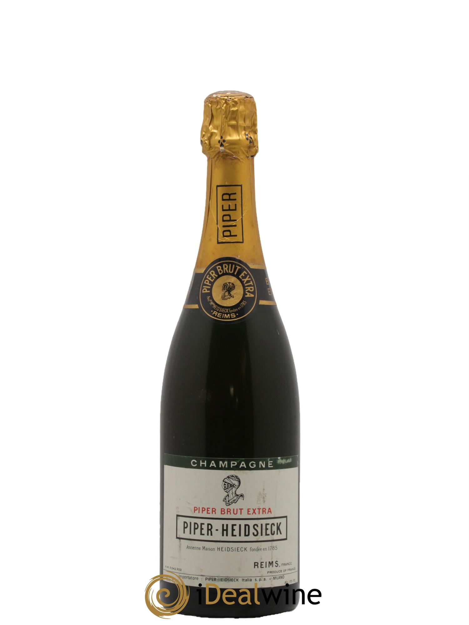 Extra-Brut Piper Heidsieck - Lot de 1 bouteille - 0