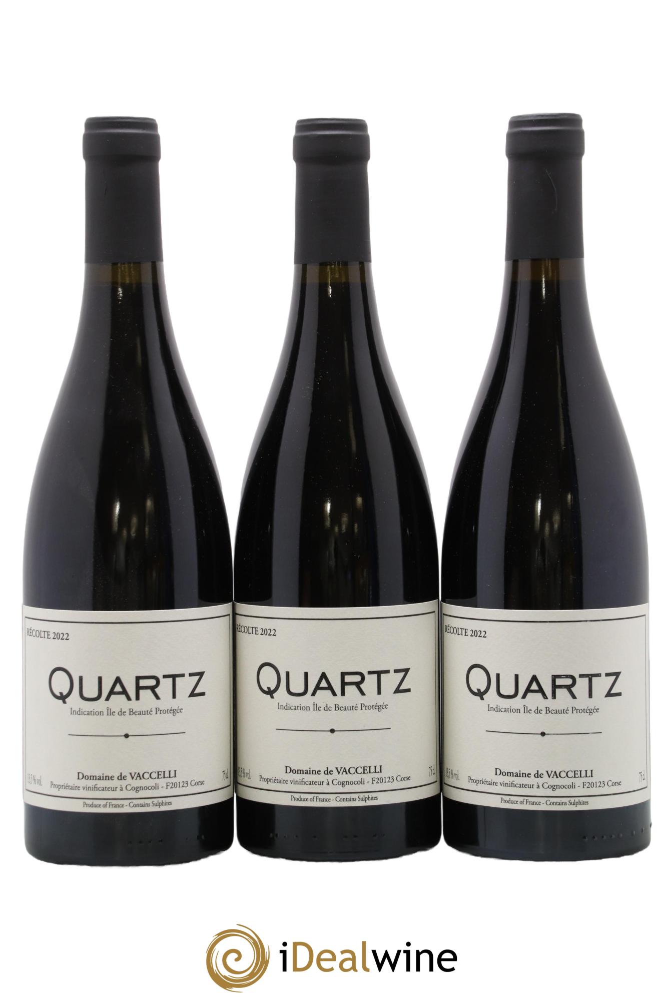 Ile de Beauté Quartz Vaccelli 2022 - Lot de 3 bouteilles - 0