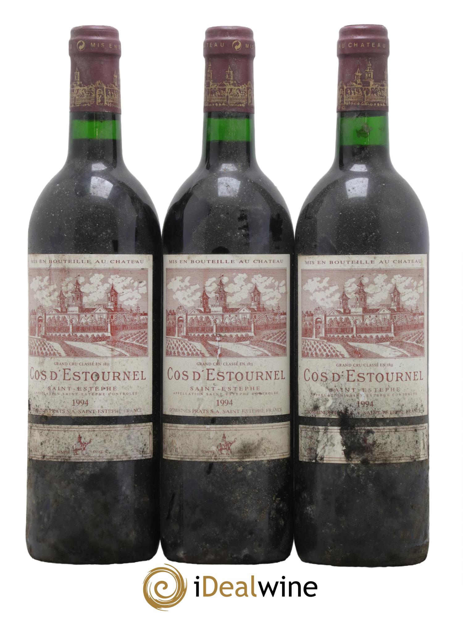 Cos d'Estournel 2ème Grand Cru Classé 1994 - Lot de 3 bouteilles - 0