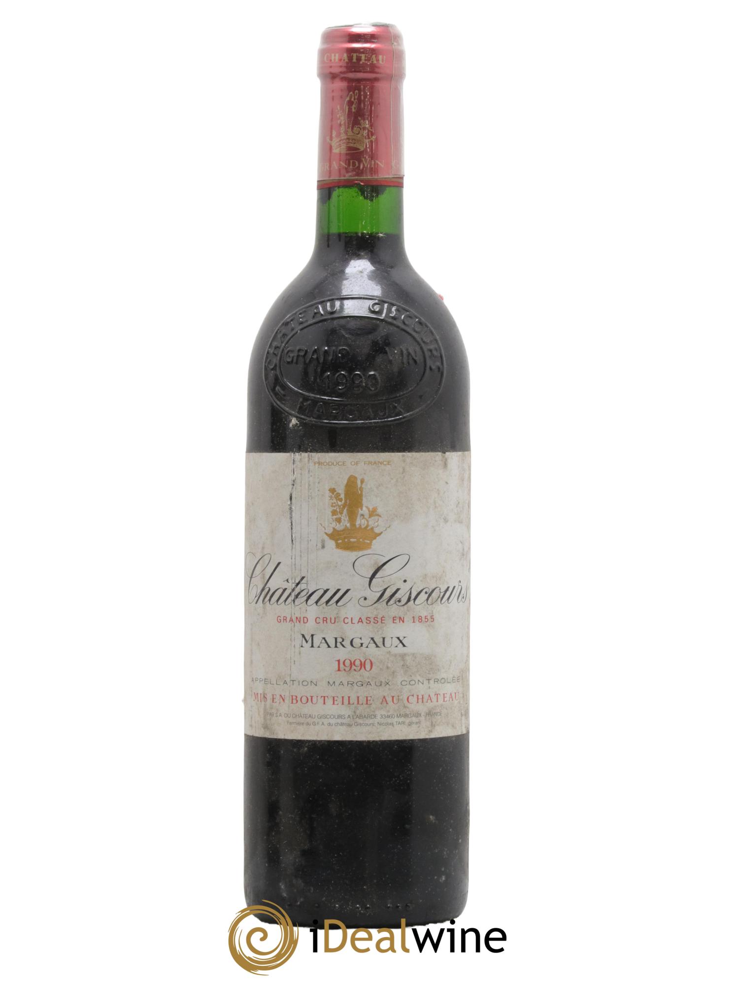 Château Giscours 3ème Grand Cru Classé 1990 - Lot de 1 bouteille - 0