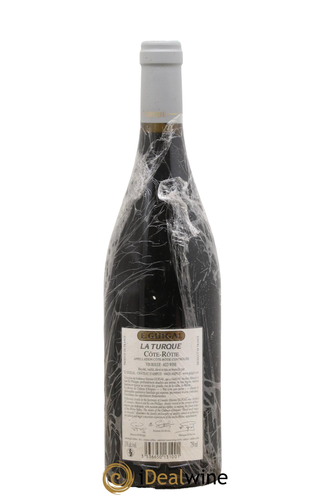 Côte-Rôtie La Turque Guigal 2005 - Posten von 1 Flasche - 1