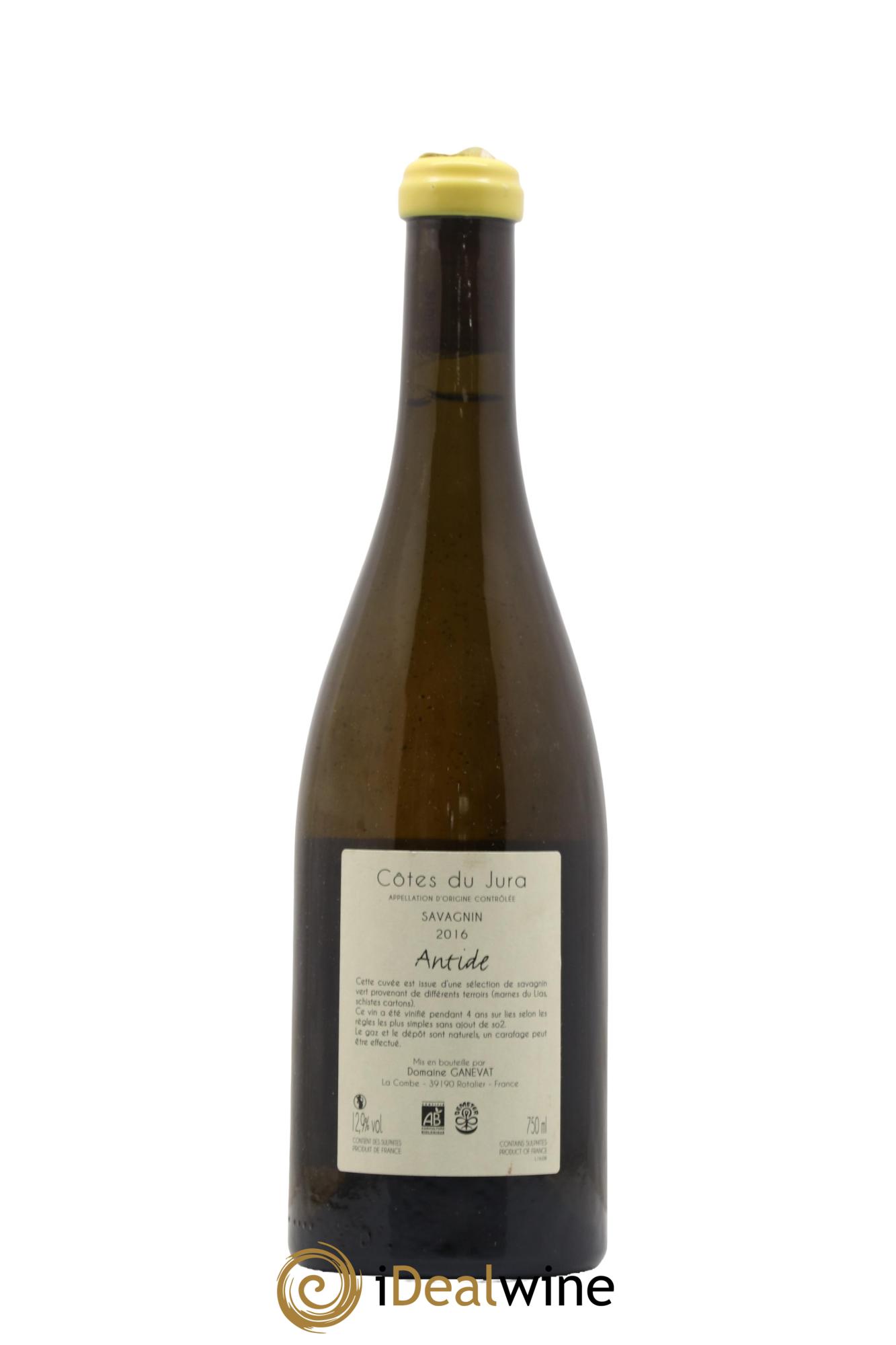 Côtes du Jura Savagnin Antide Jean-François Ganevat (Domaine)  2016 - Lot de 1 bouteille - 1
