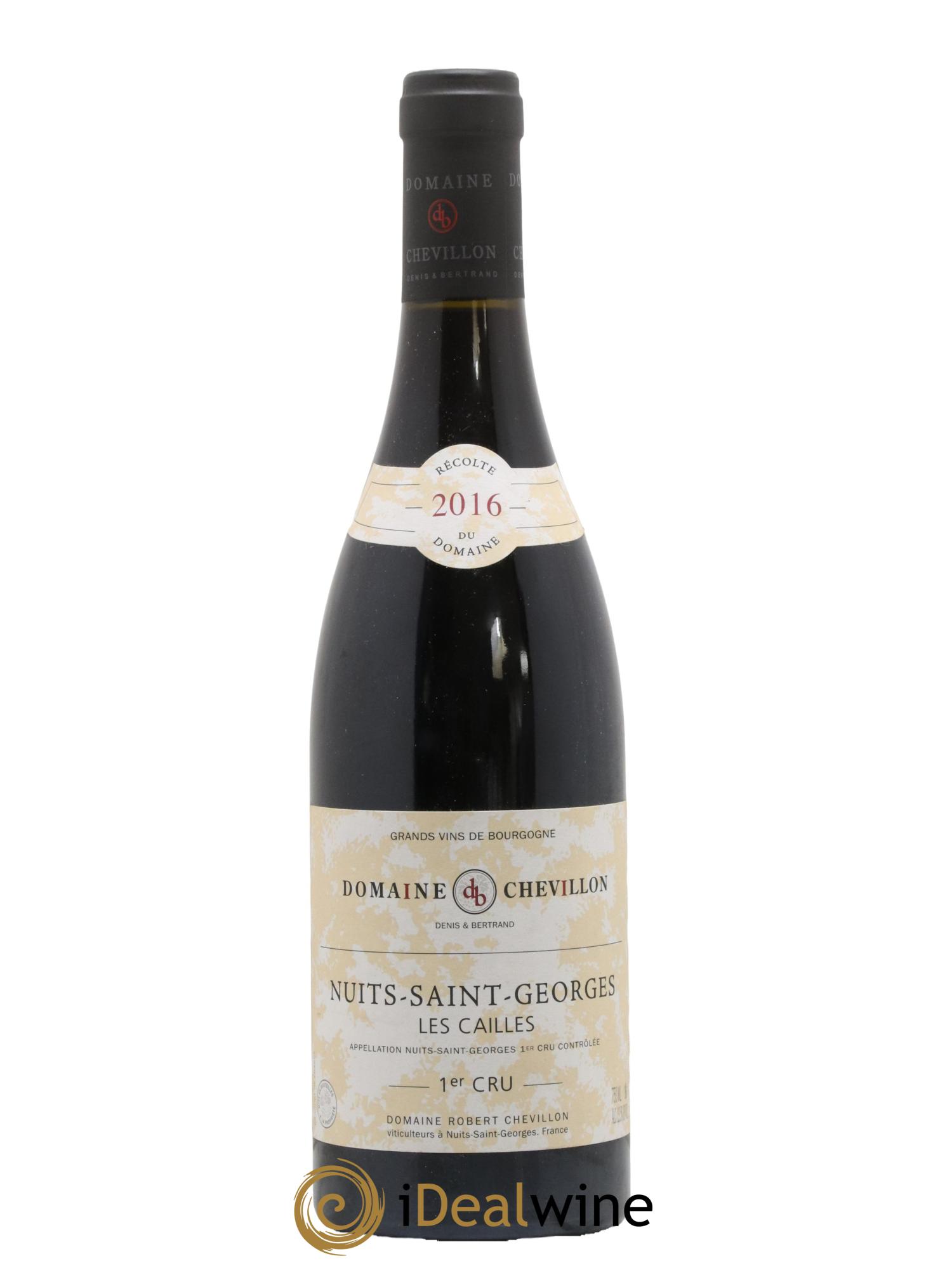 Nuits-Saint-Georges 1er Cru Les Cailles Robert Chevillon 2016 - Lot de 1 bouteille - 0