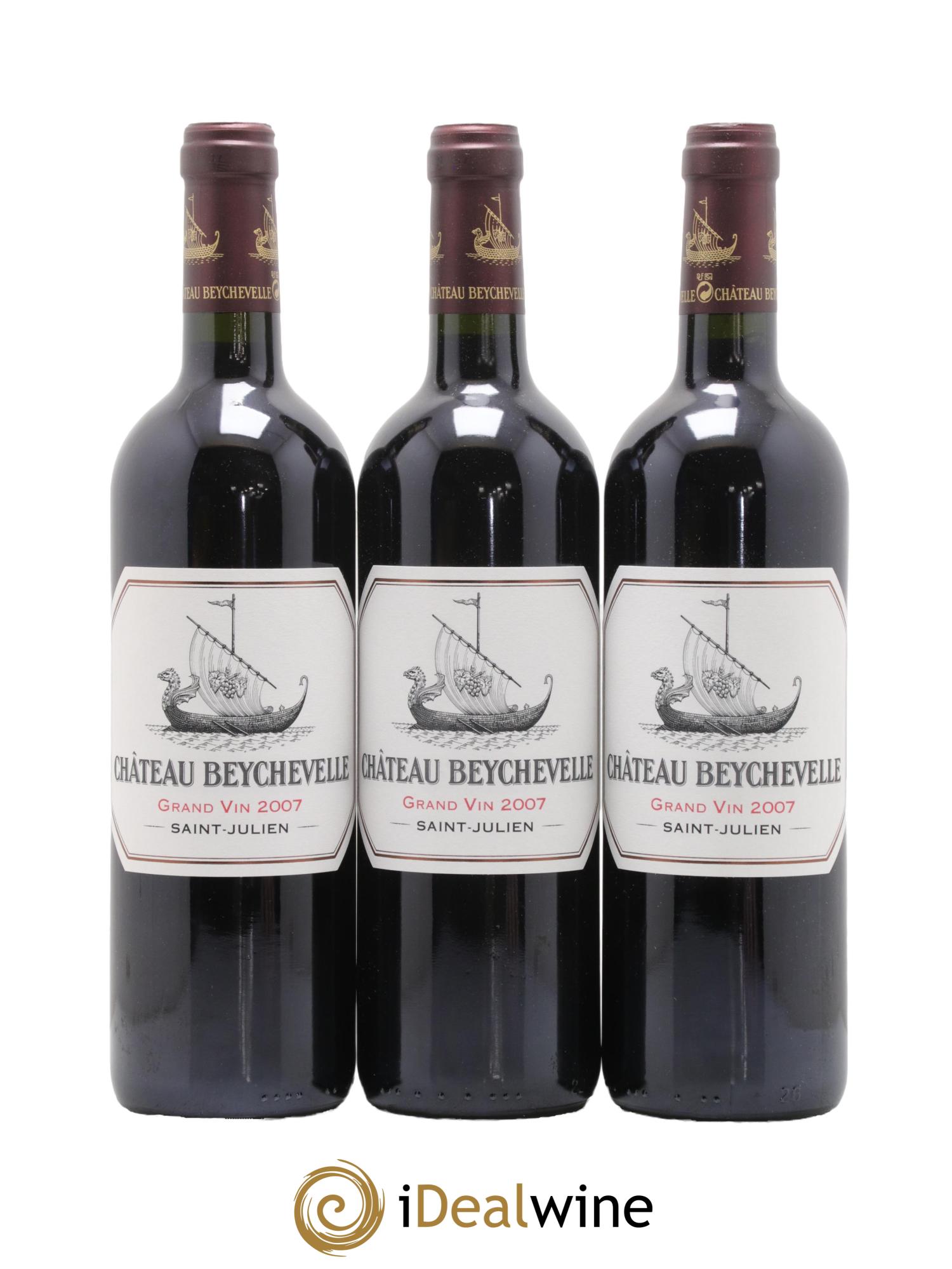 Château Beychevelle 4ème Grand Cru Classé 2007 - Lot de 12 bouteilles - 3