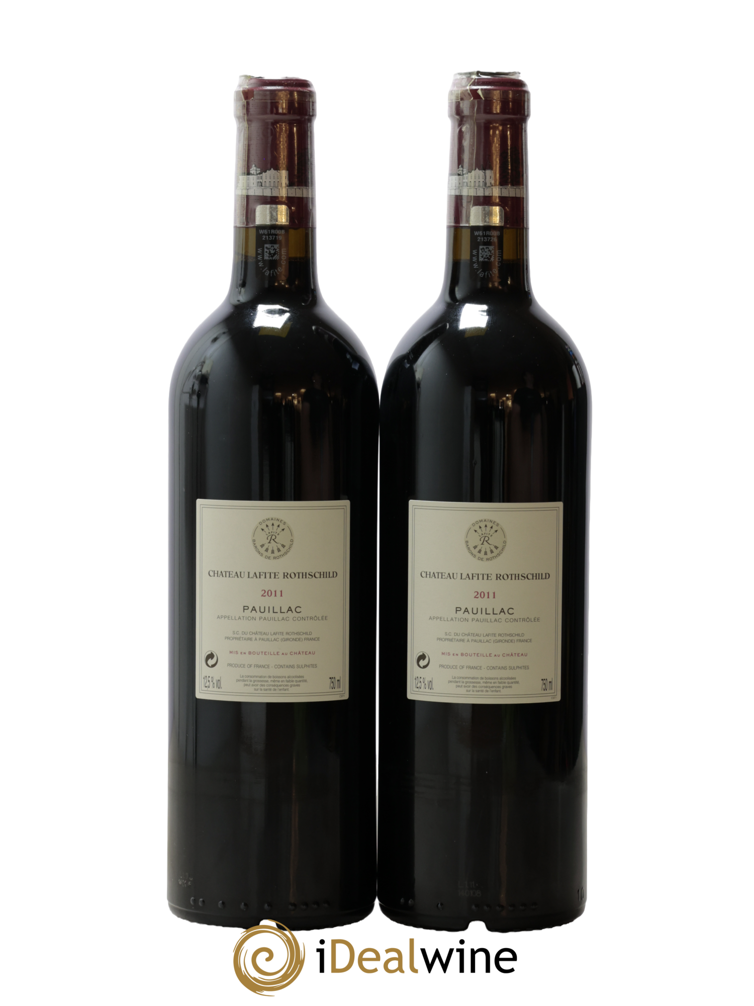 Château Lafite Rothschild 1er Grand Cru Classé 2011 - Lot de 2 bouteilles - 1