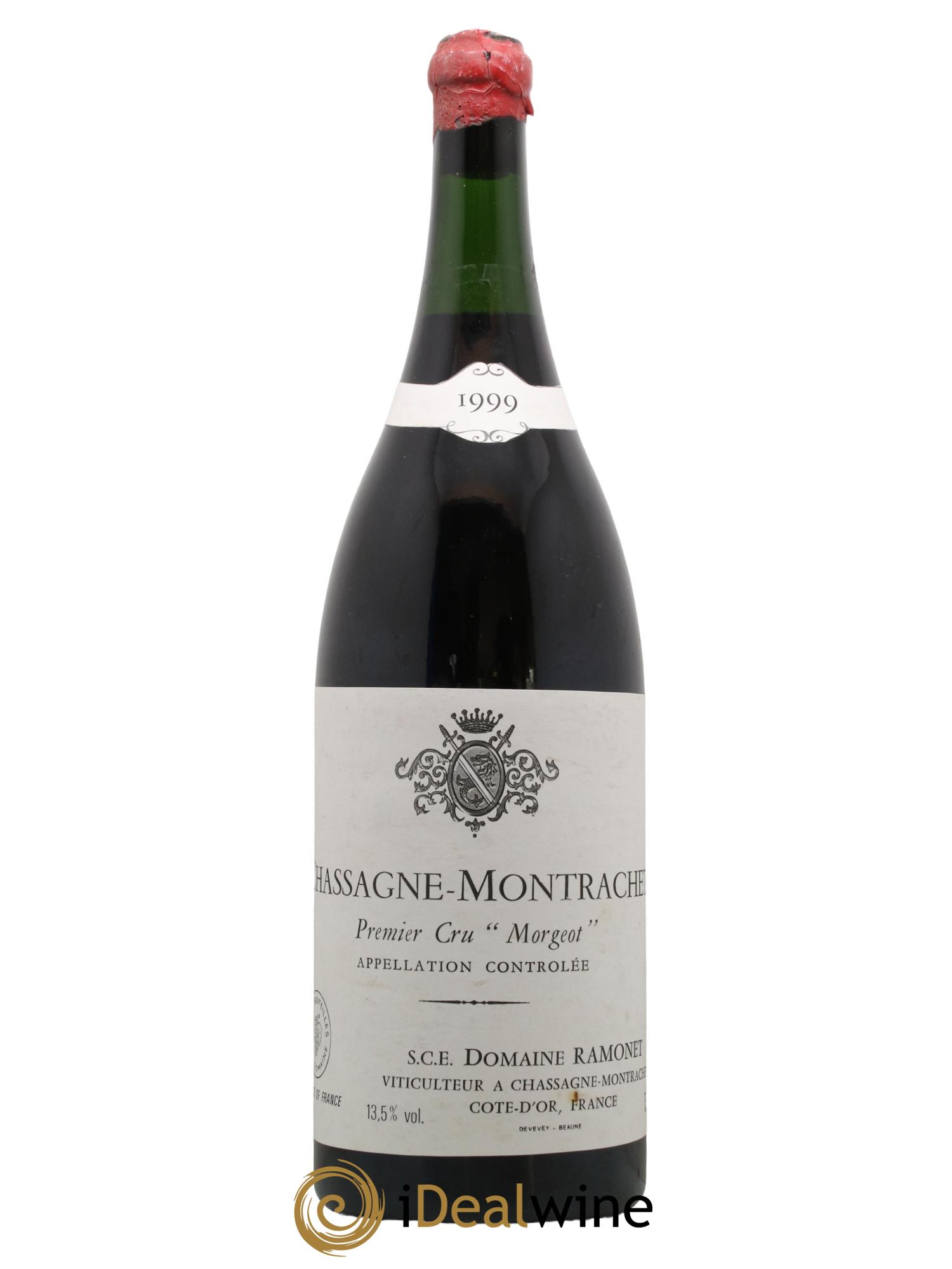 Chassagne-Montrachet 1er Cru Morgeot Ramonet (Domaine) 1999 - Lot de 1 double magnum - 0