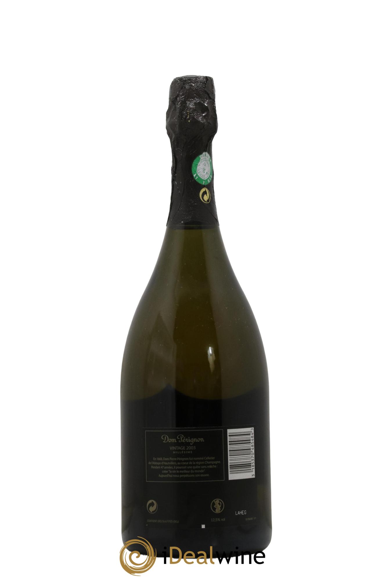 Brut Dom Pérignon 2003 - Lot of 1 bottle - 1