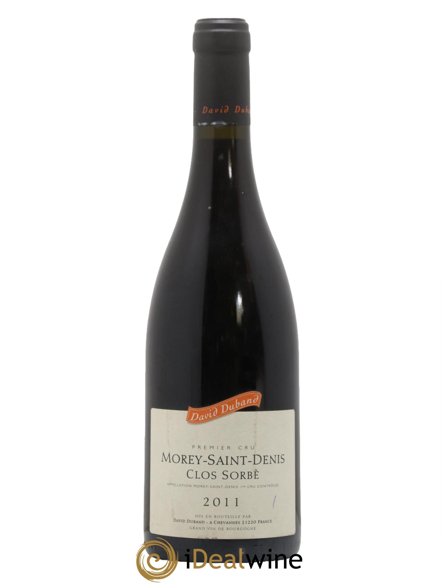 Morey-Saint-Denis 1er Cru Clos Sorbè David Duband (Domaine) 2011 - Lot de 1 bouteille - 0
